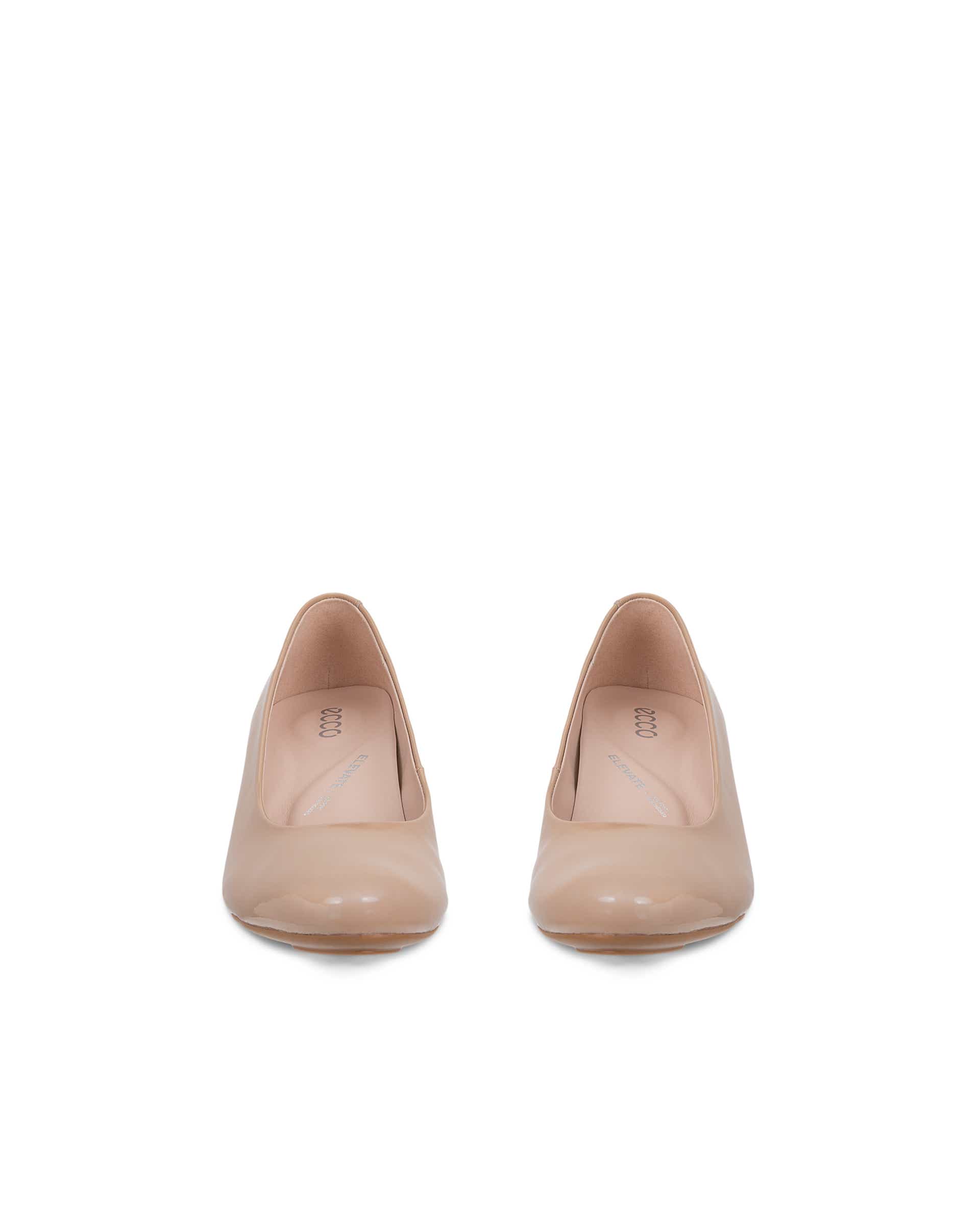 ECCO® ELEVATE 55 escarpins cuir pour femme - Beige - Front pair