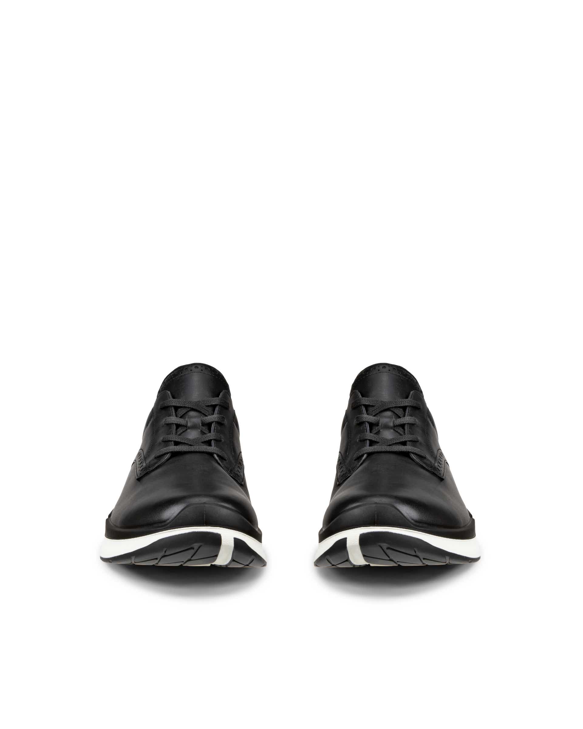 Men's ECCO® Biom 2.2 Hybrid Leather Sneaker - Black - Front pair
