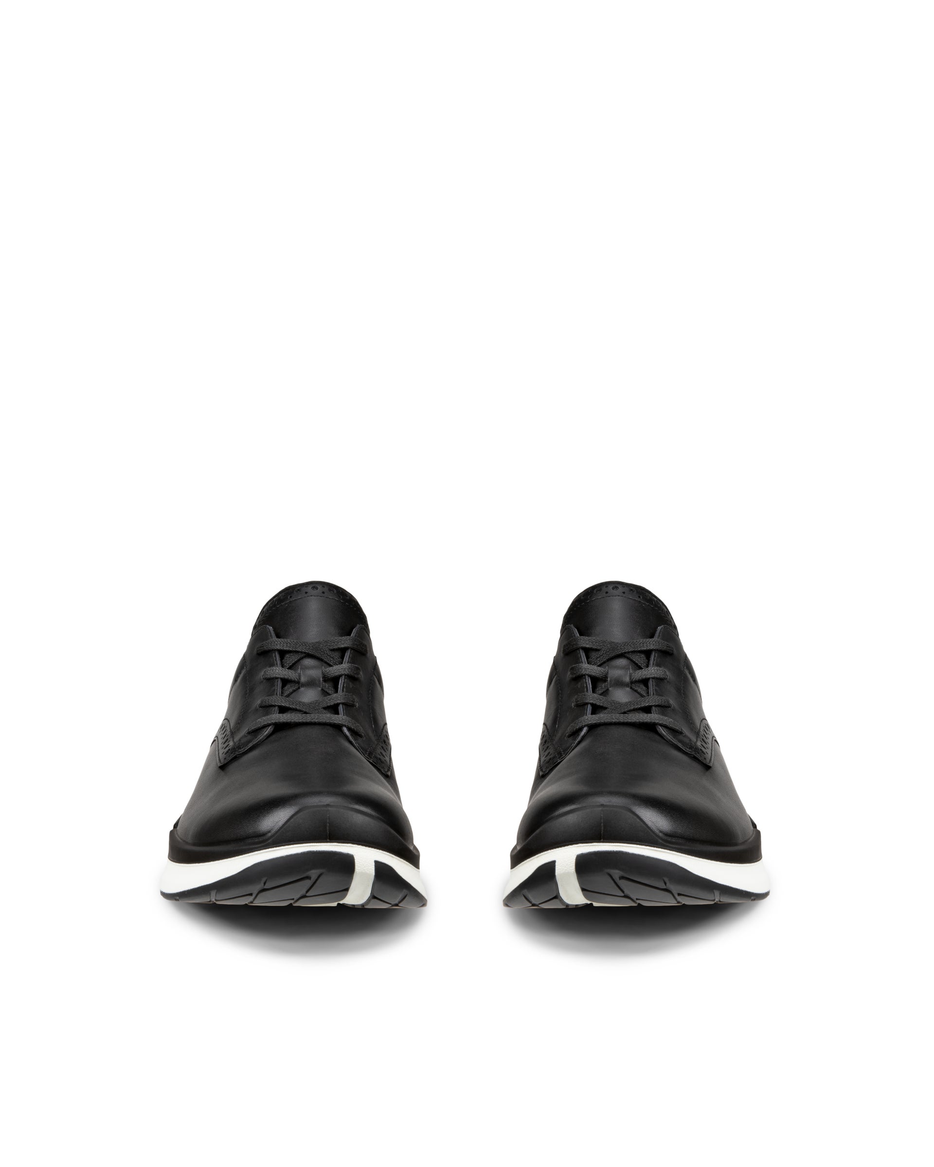 Men's ECCO® Biom 2.2 Hybrid Leather Sneaker - Black - Front pair