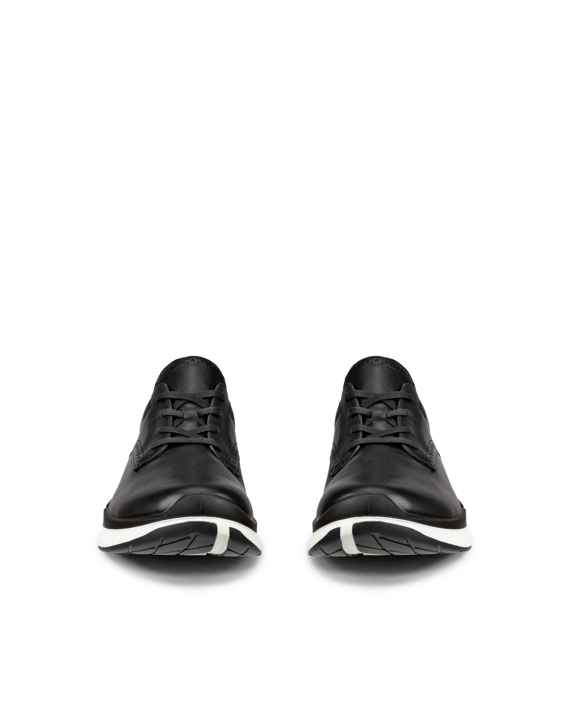 Men's ECCO® Biom 2.2 Hybrid Leather Sneaker - Black - Front pair