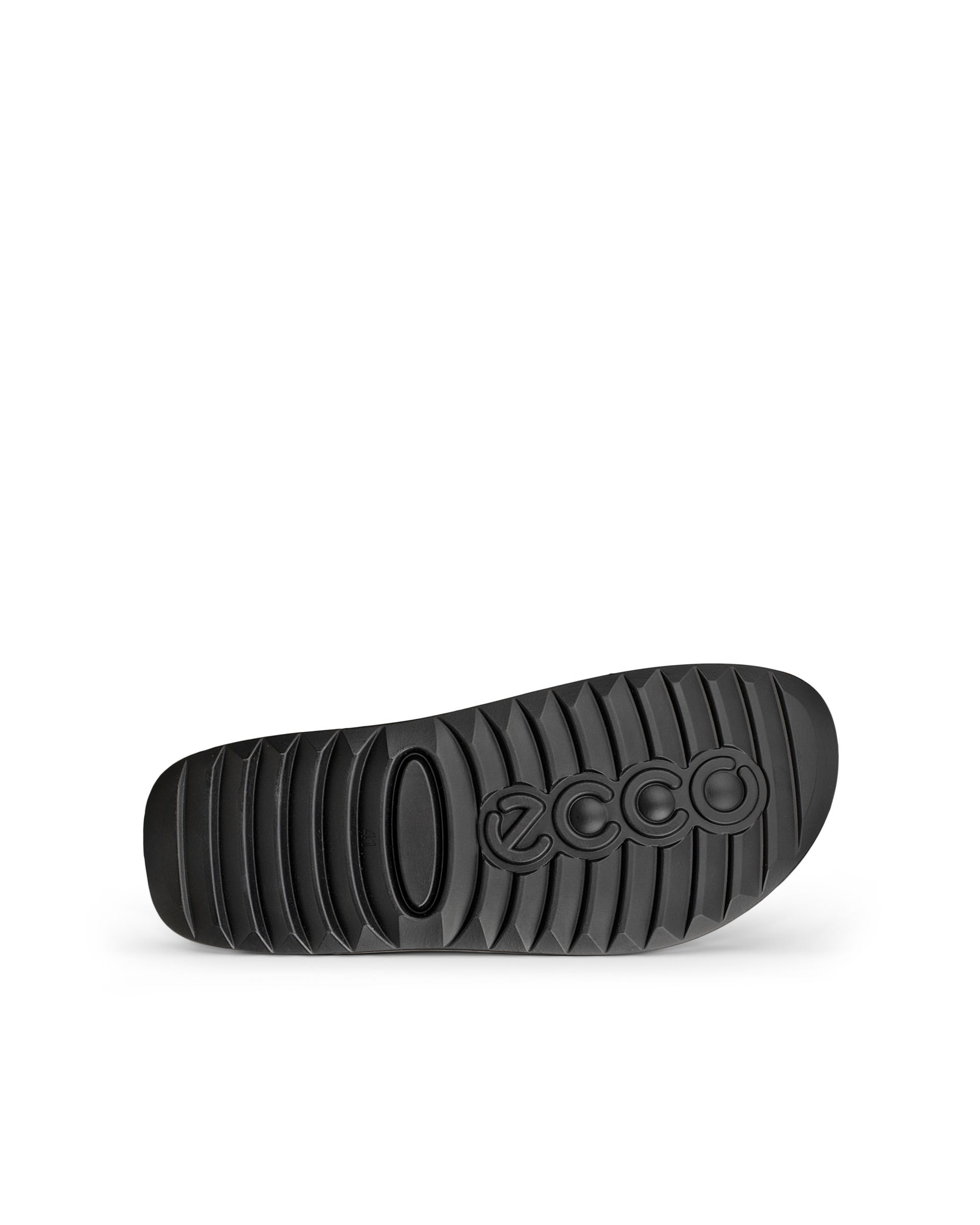 ECCO Men Cozmo Slide Sandal - Black - Outside