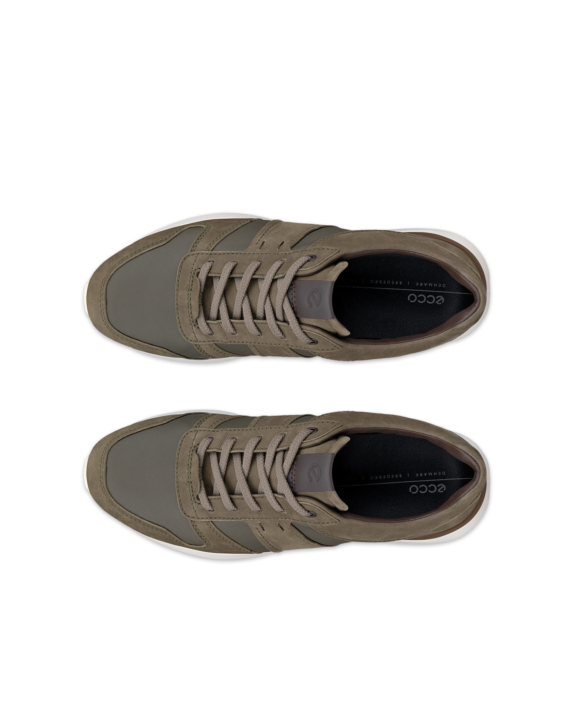Men's ECCO® ASTIR NEO Leather Sneaker - Green - Outside