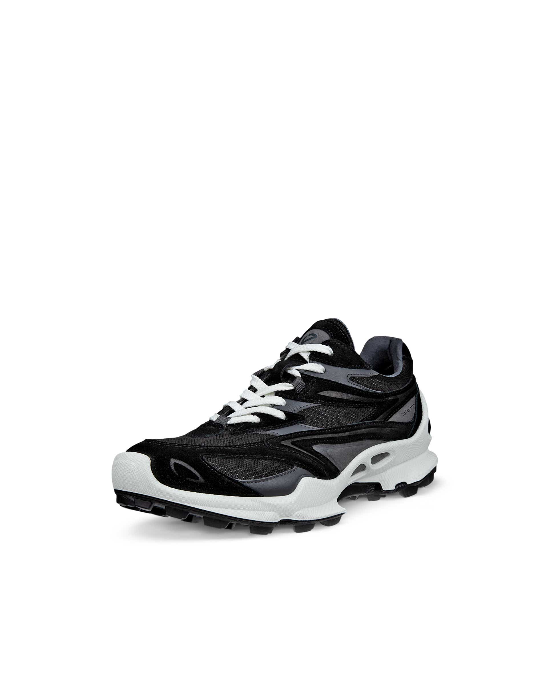 Men's ECCO® Biom C-Trail Suede Sneaker - Black - Main