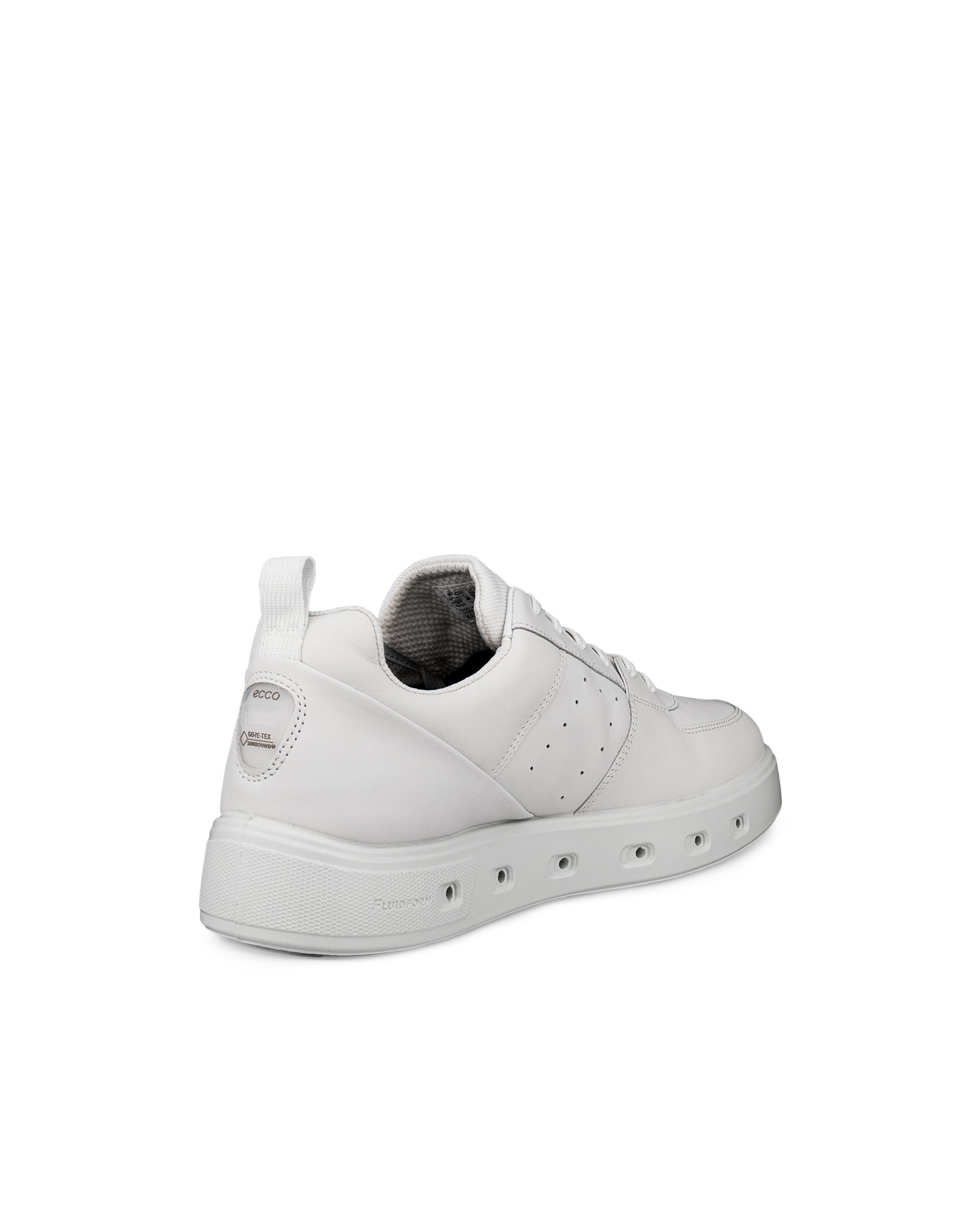 Pánske kožené tenisky Gore-Tex ECCO® Street 720 - Biela - Back