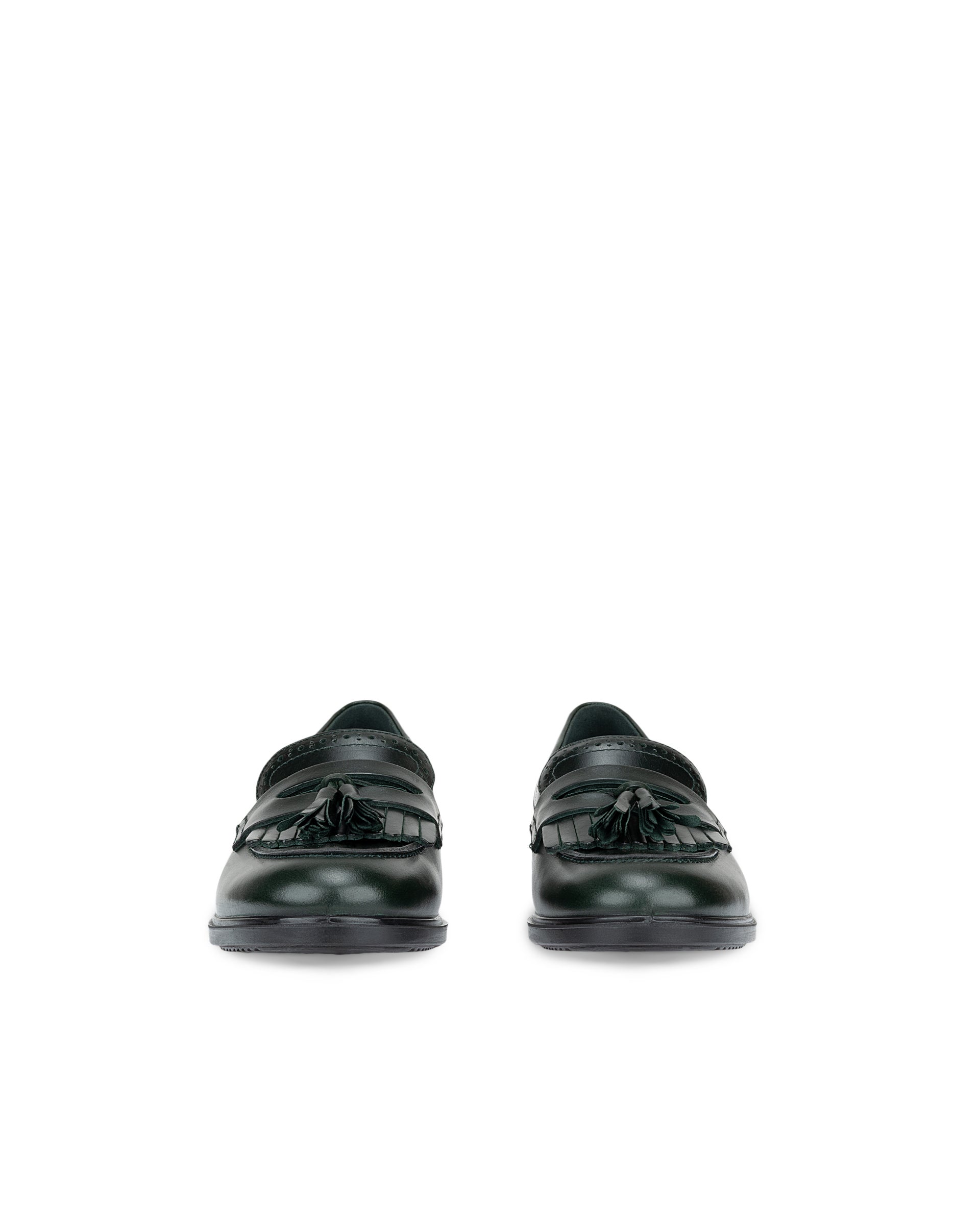 Dámske kožené mokasíny ECCO® DRESS CLASSIC 15 - Zelená - Front pair