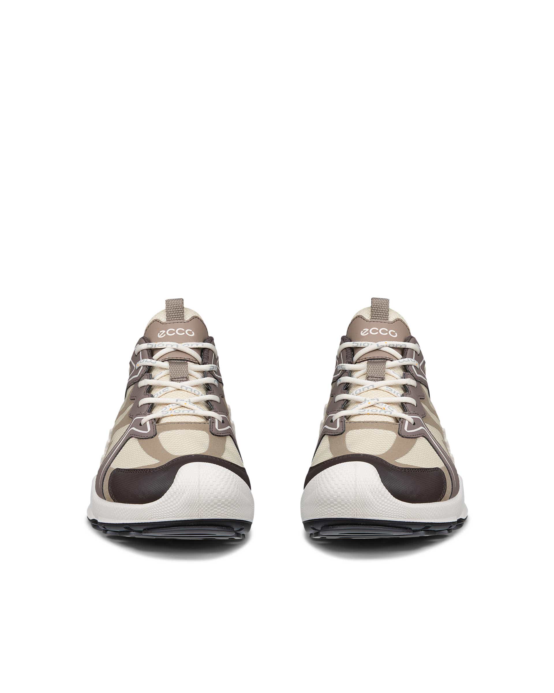 Dámské textilní outdoorové Gore-Tex tenisky ECCO® BIOM AEX - Hnědá - Front pair