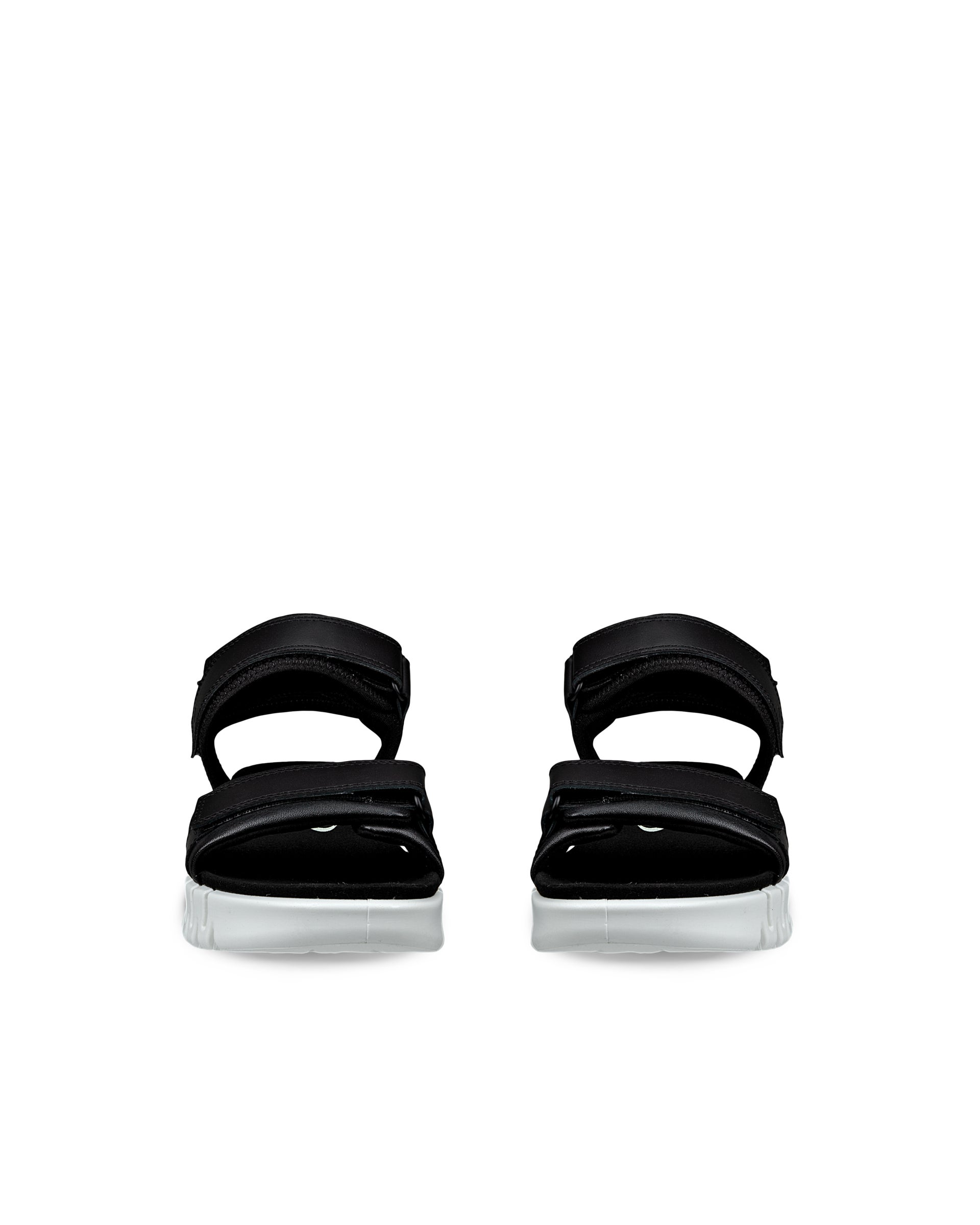 Dámske kožené sandále na podpätku  ECCO® Gruuv Sol - Čierna - Front pair