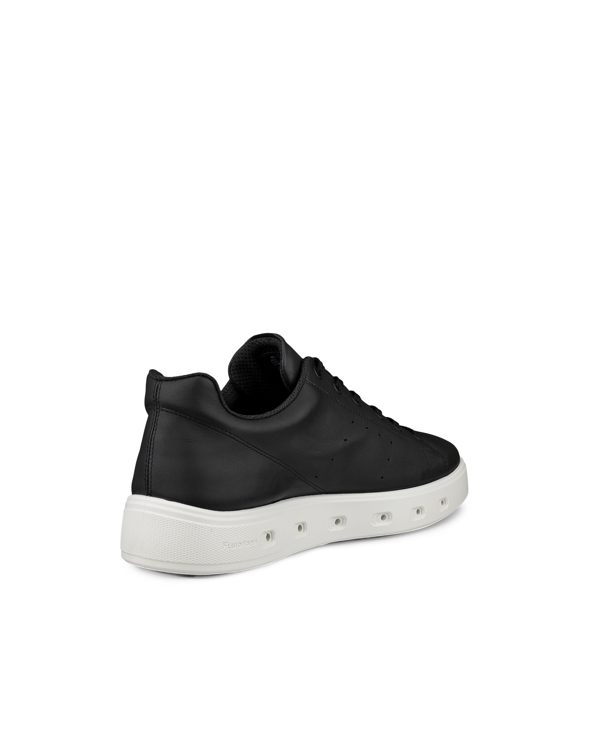 Zapatillas de piel Gore-Tex ECCO® Street 720 para hombre - Negro - Back