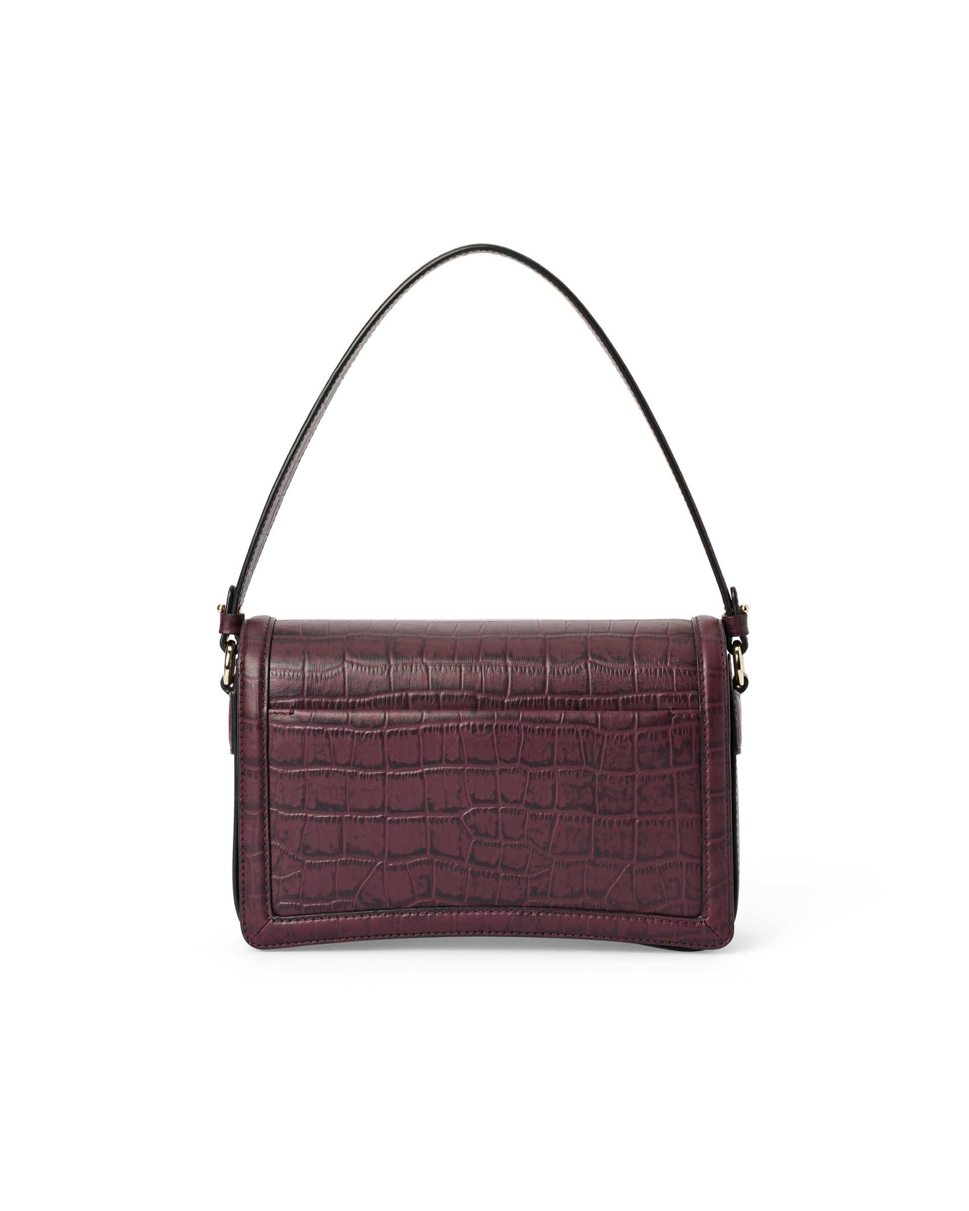 ECCO® PINCH BAG Damen Umhängetasche aus Leder - Lila - Back