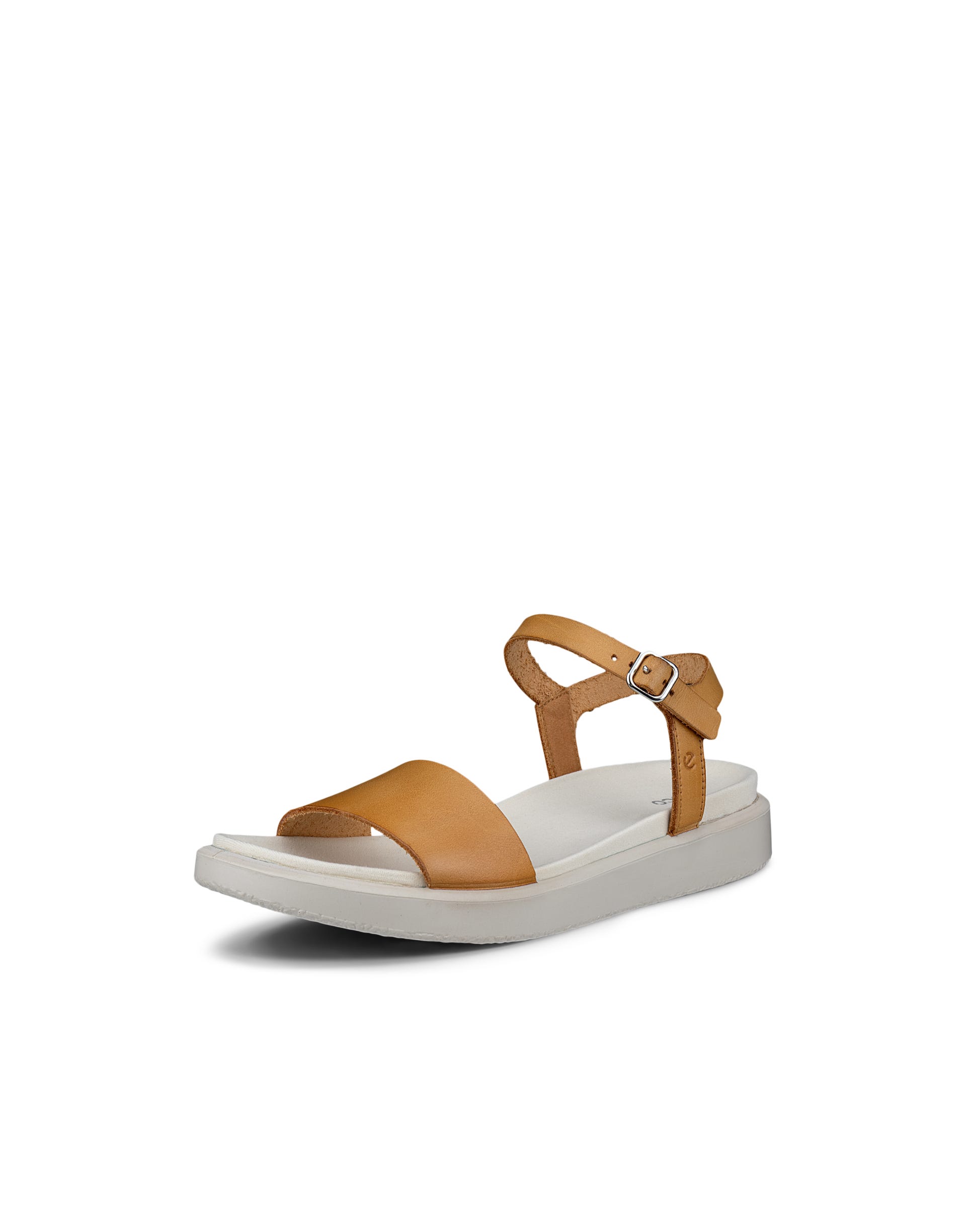 Sandale en cuir Flowt ECCO® pour femmes - Brun - Outside