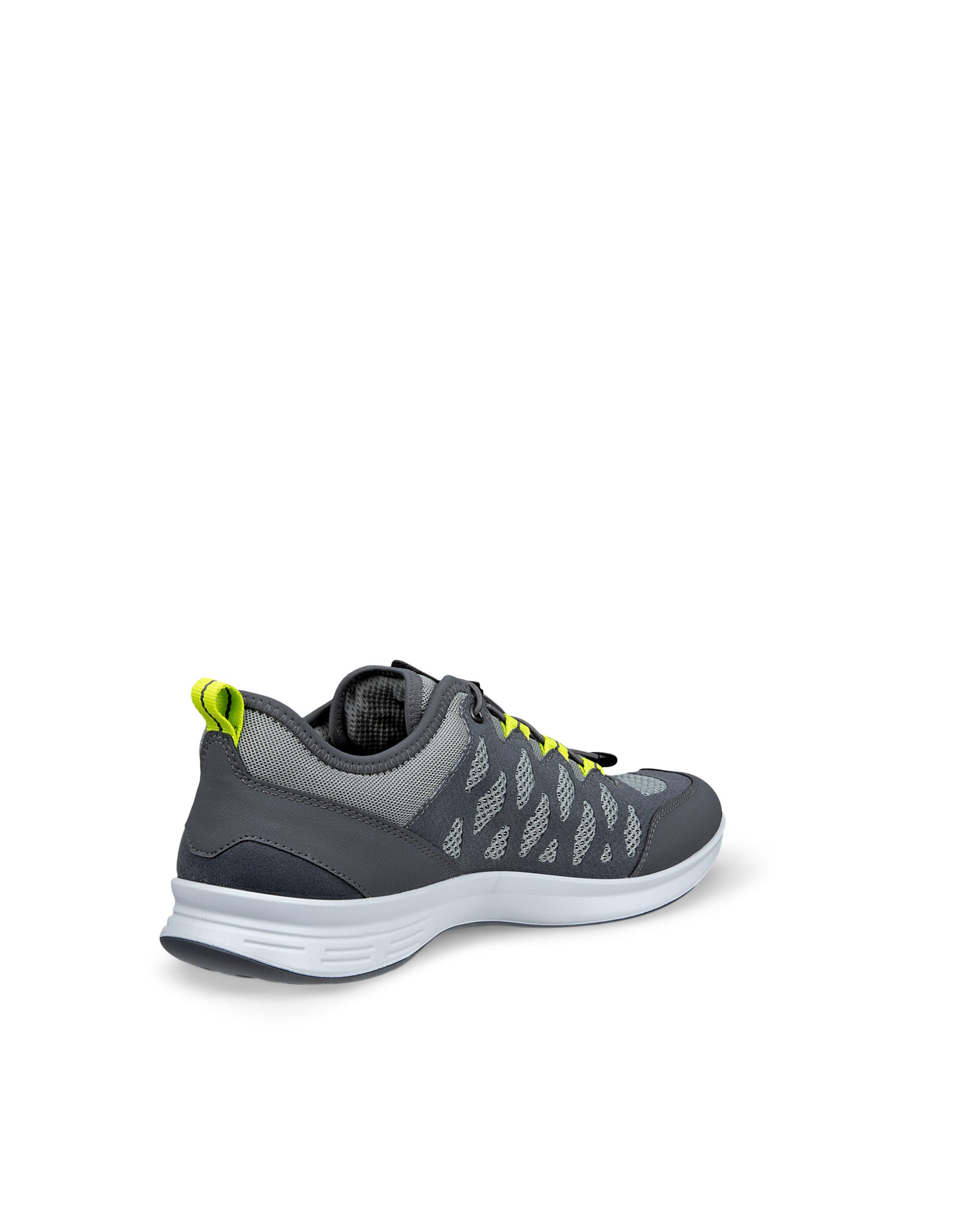 Pánské textilní šněrovací boty ECCO® EXCEED - Šedá - Back