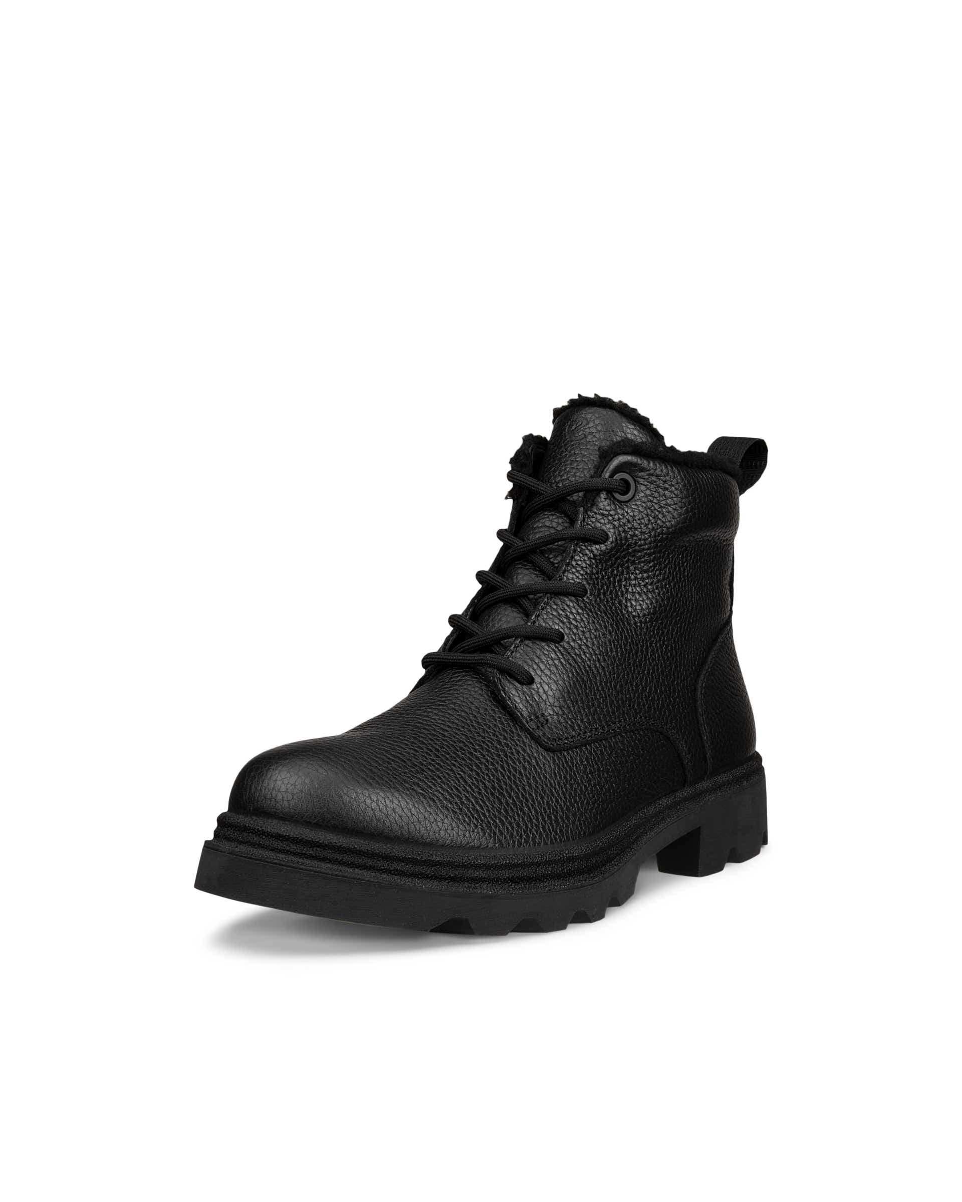 Botas impermeáveis couro mulher ECCO® GRAINER - Preto - Main