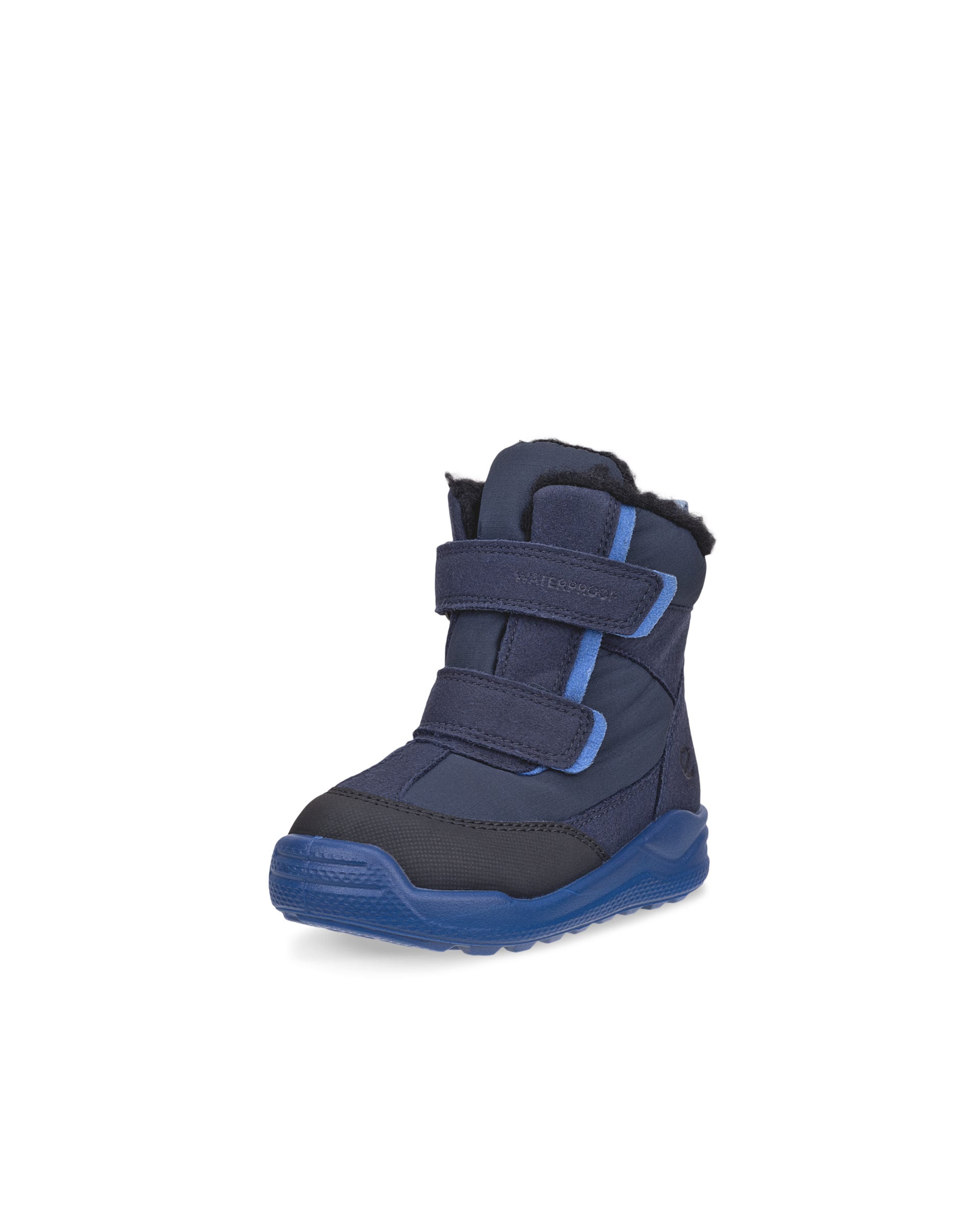 Kids' ECCO® URBAN MINI Textile Gore-Tex Winter Boot - Blue - Outside