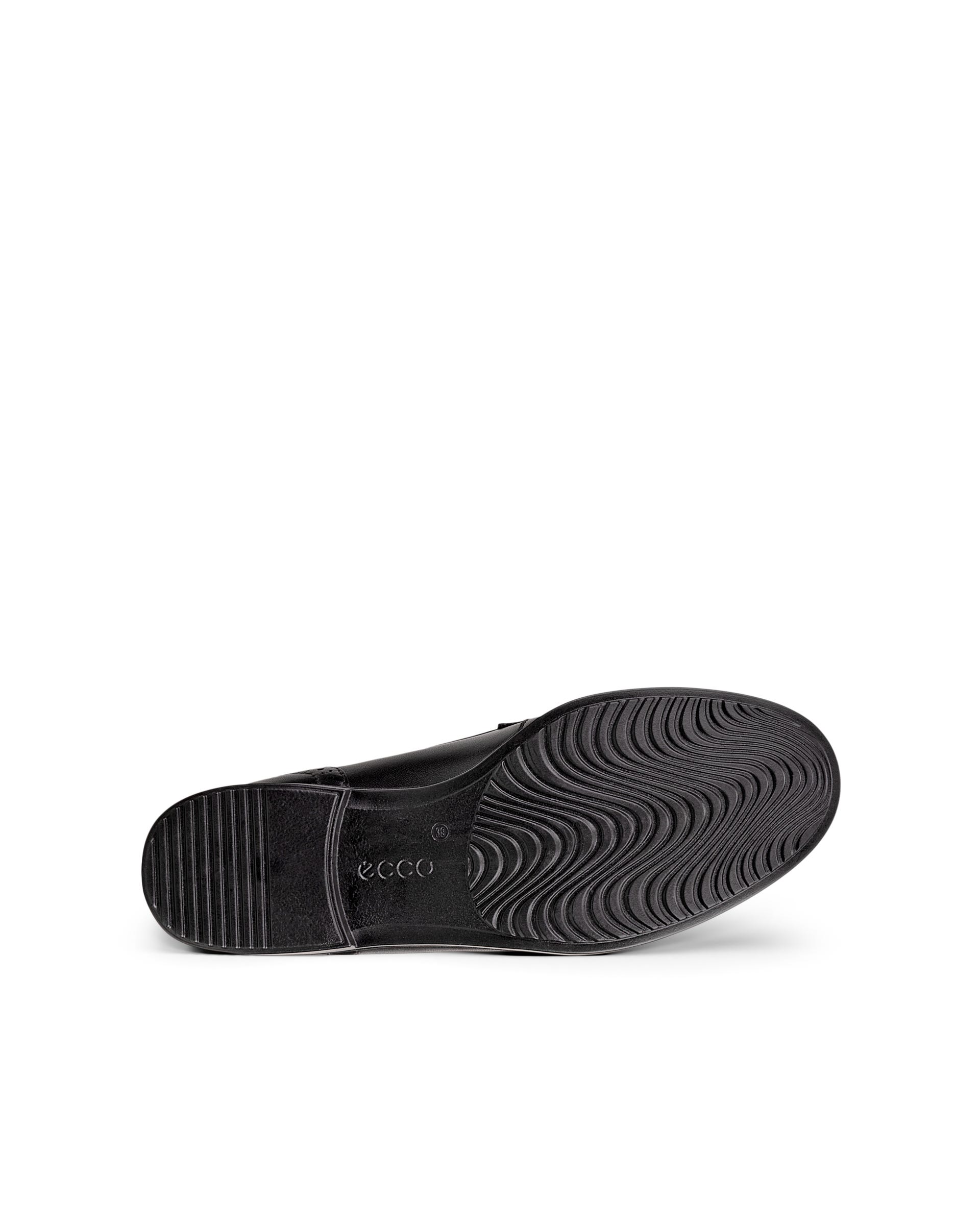 Women's ECCO® Dress Classic 15 Leather Loafer - Black - Sole