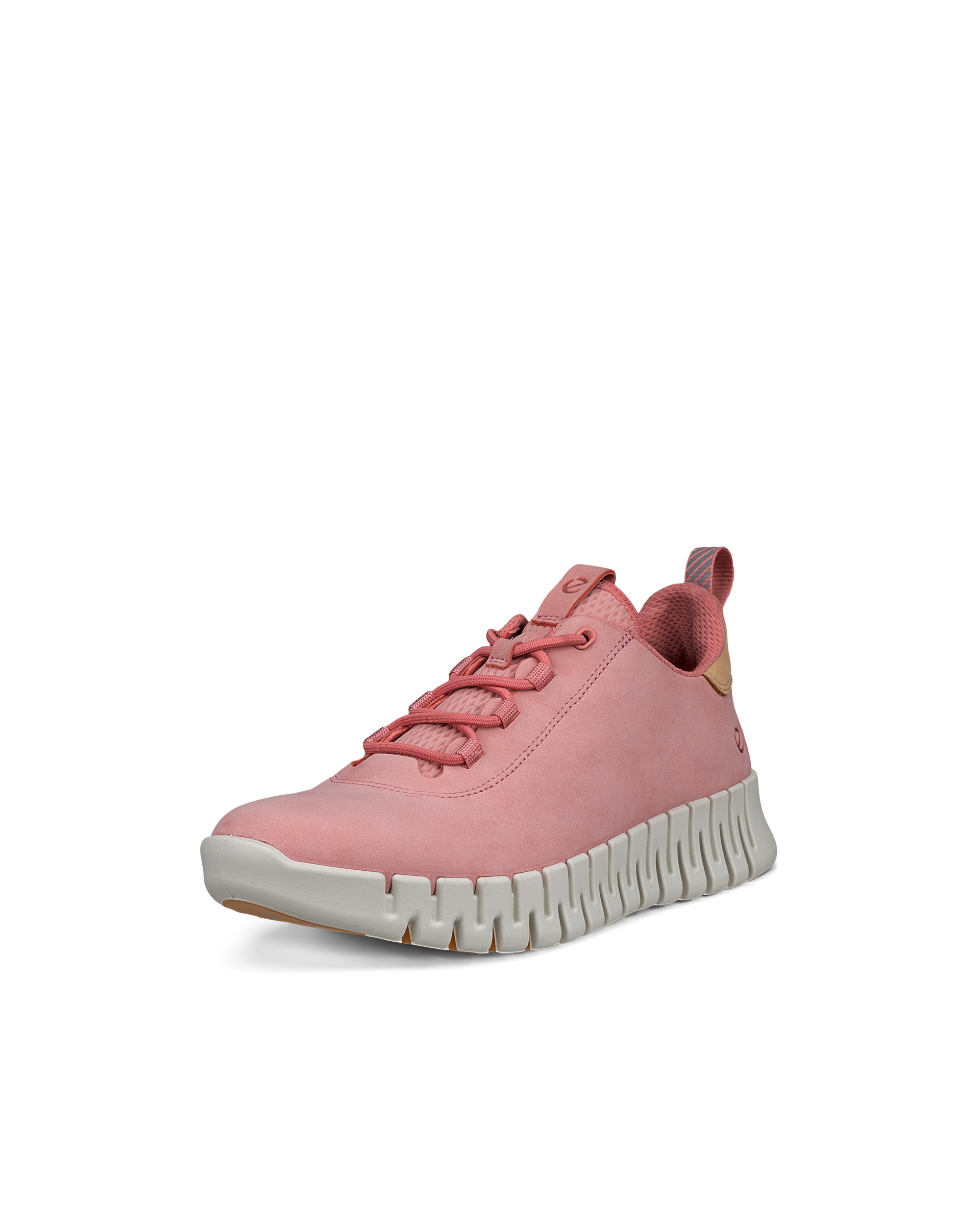 ECCO® Gruuv baskets en nubuck pour femme - Rose - Main