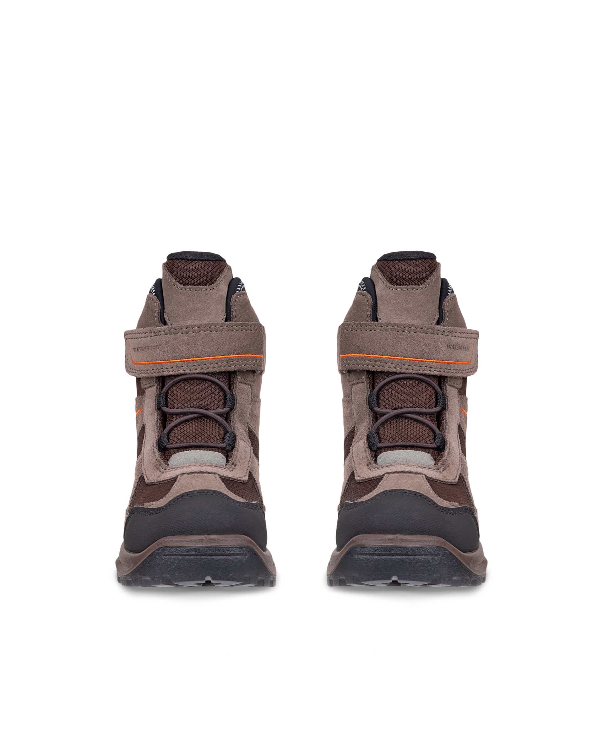 ECCO® SNOW MOUNTAIN Vattentät vintersko i mocka barn - Brun - Front pair