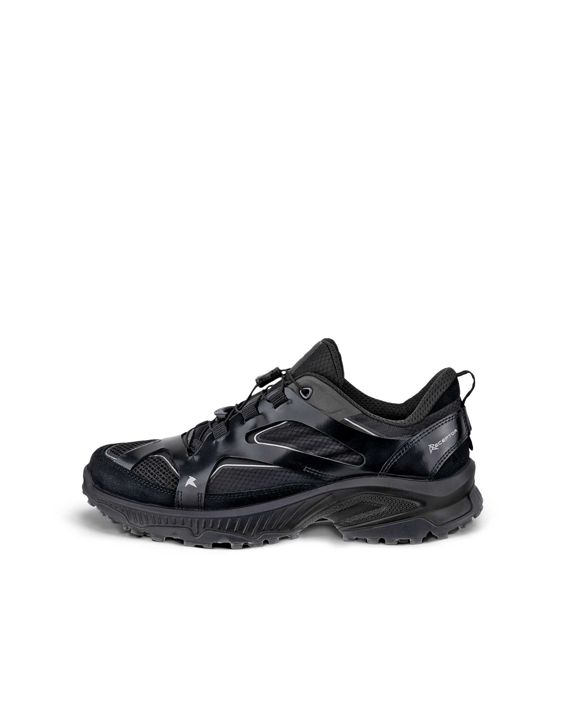ECCO Receptor XP Women ウィメンズ レザーシューズ - ブラック - Outside