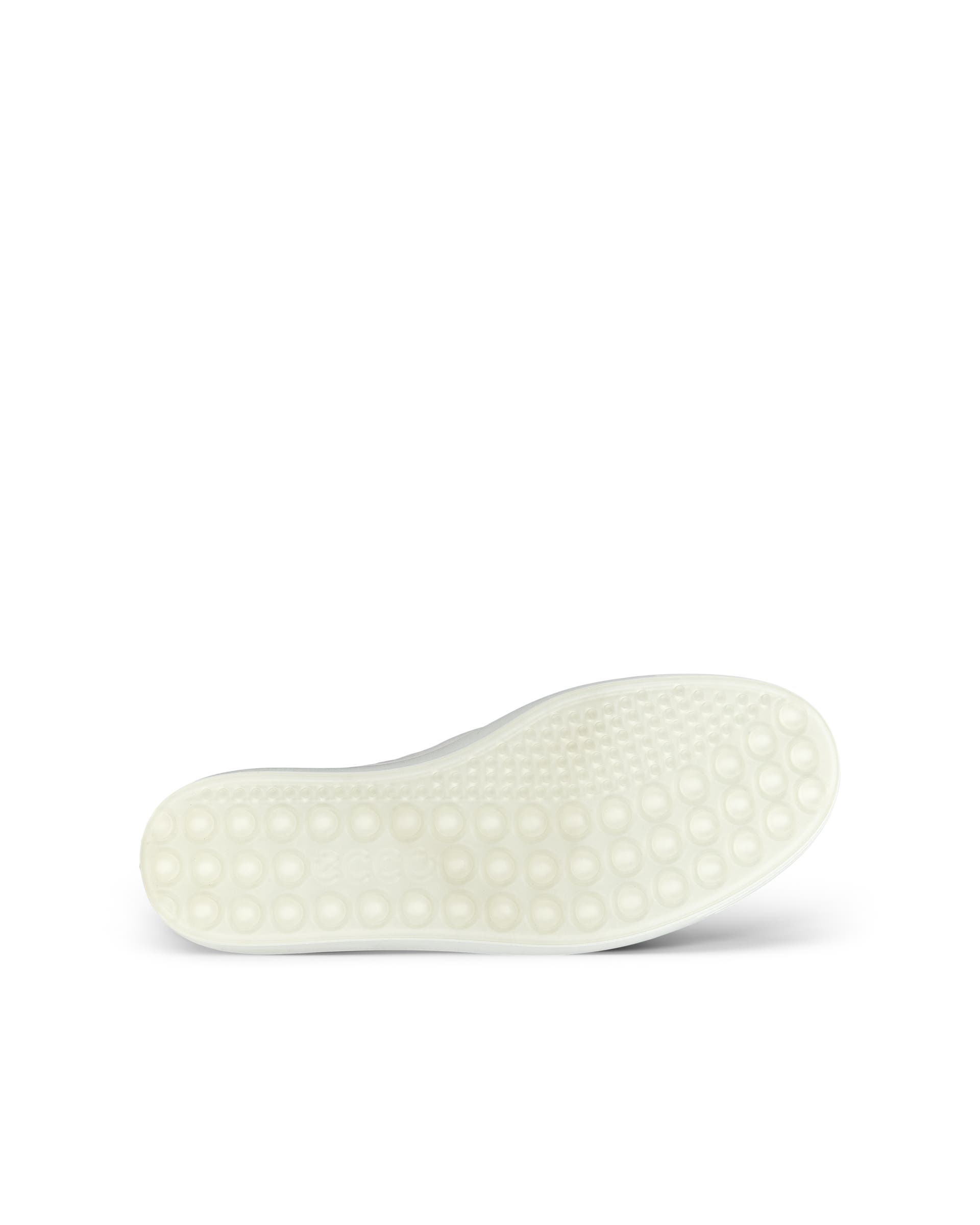 Women's ECCO® Soft 7 Leather Slip-On - White - Sole