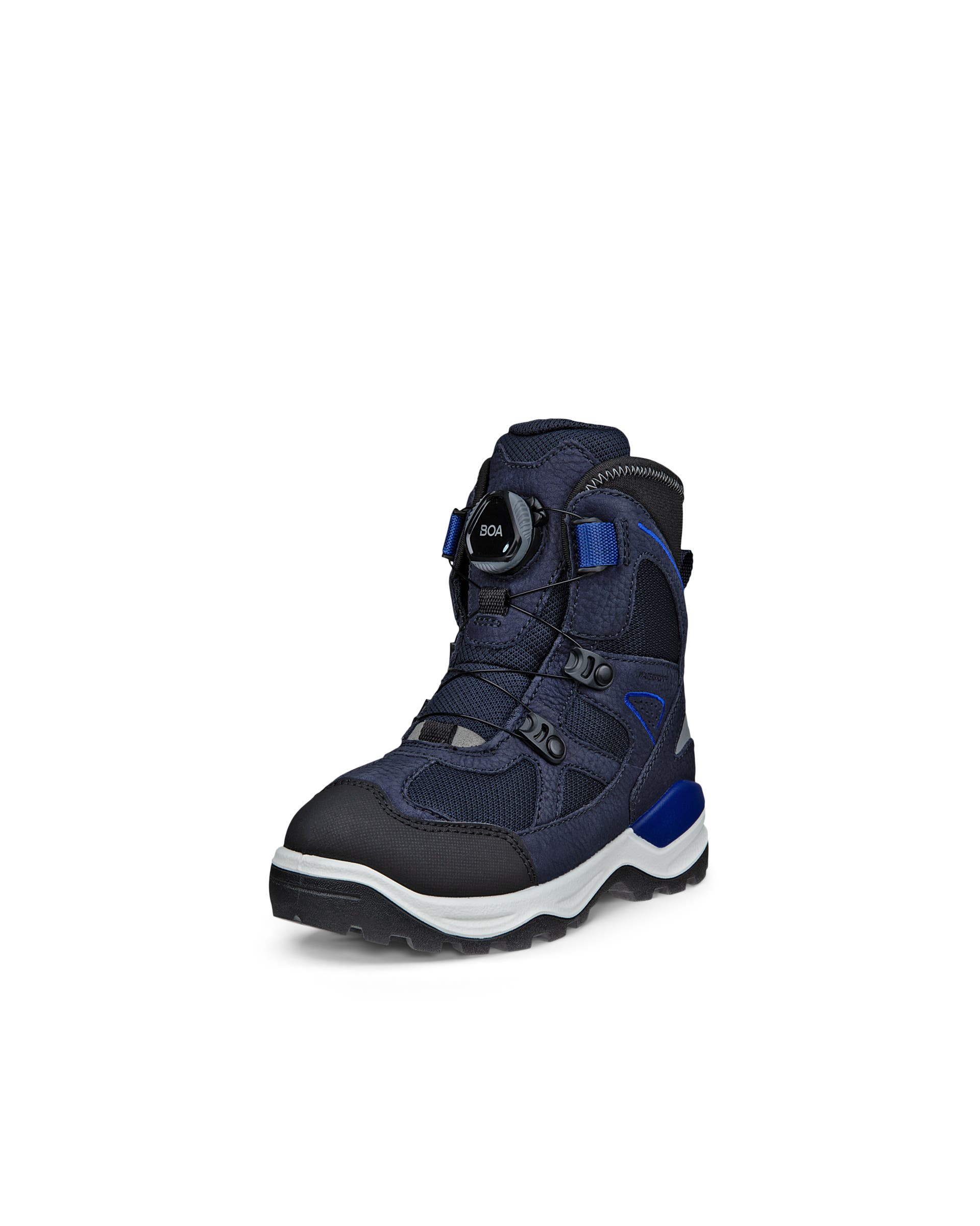 Dziecięce wodoodporne nubukowe buty zimowe ECCO® SNOW MOUNTAIN - Niebieski - Main