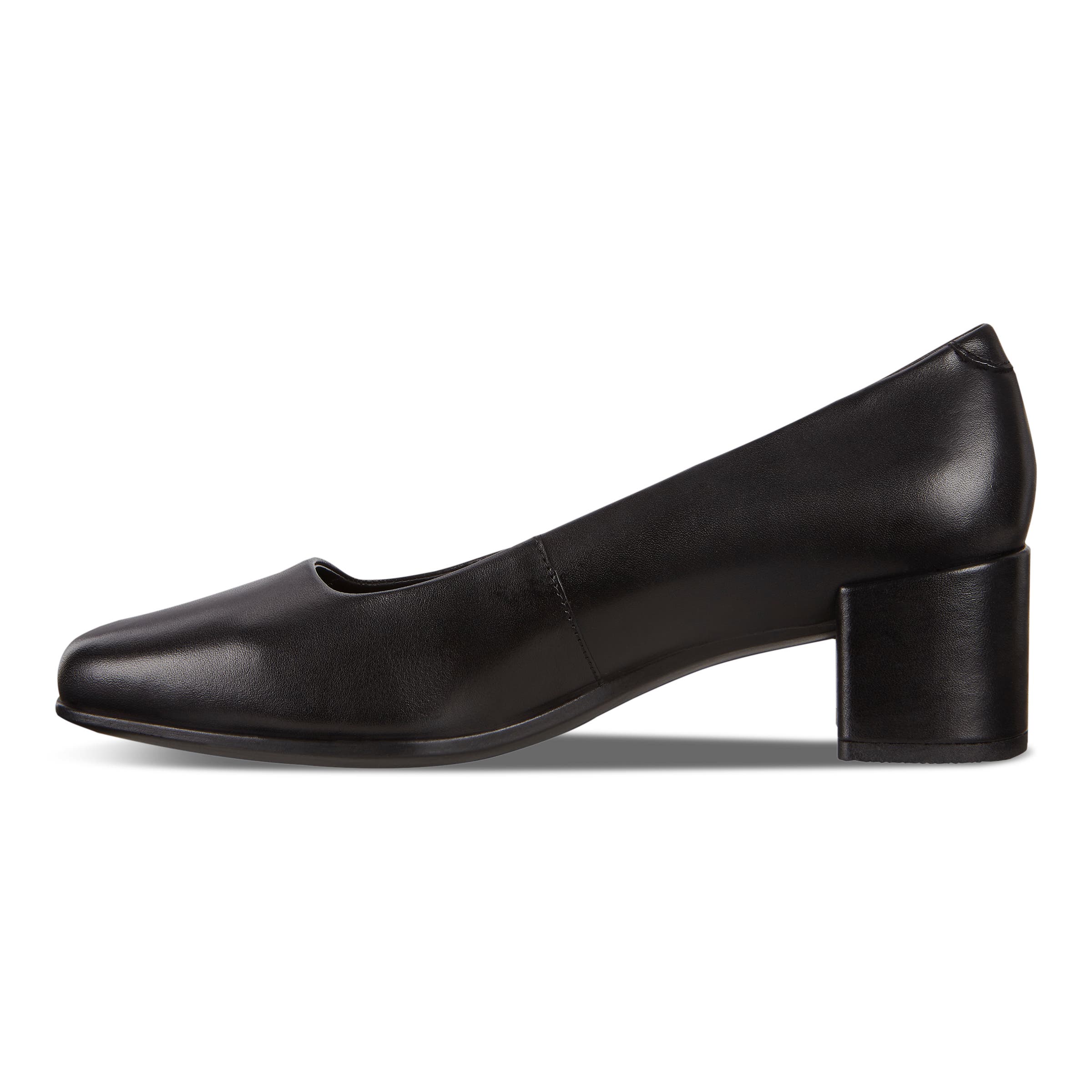 ECCO Shape 35 Squared ウィメンズ レザーハイヒールパンプス - ブラック - Inside