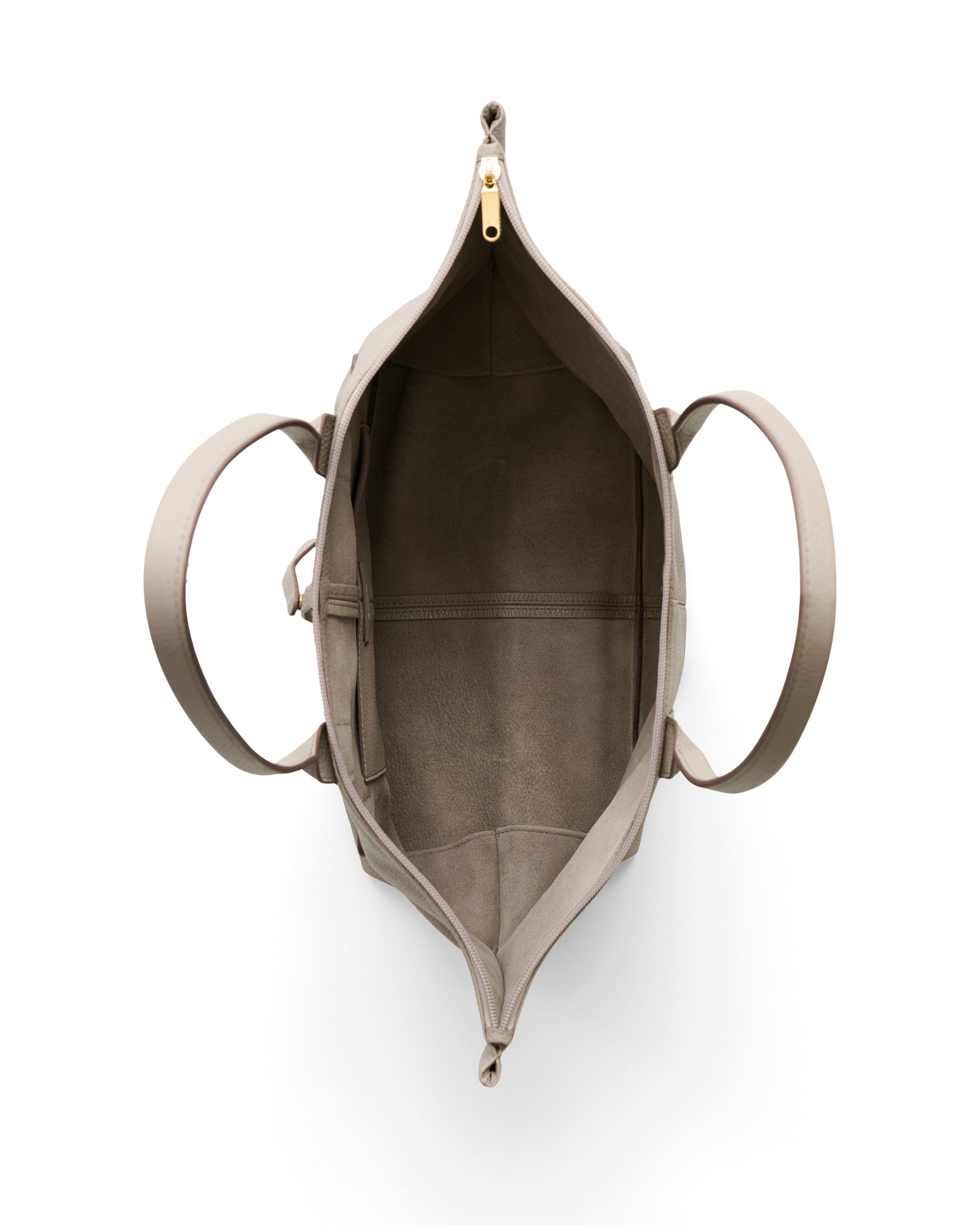 Skórzana torba shopper ECCO® Tote - Beżowy - Birdeye