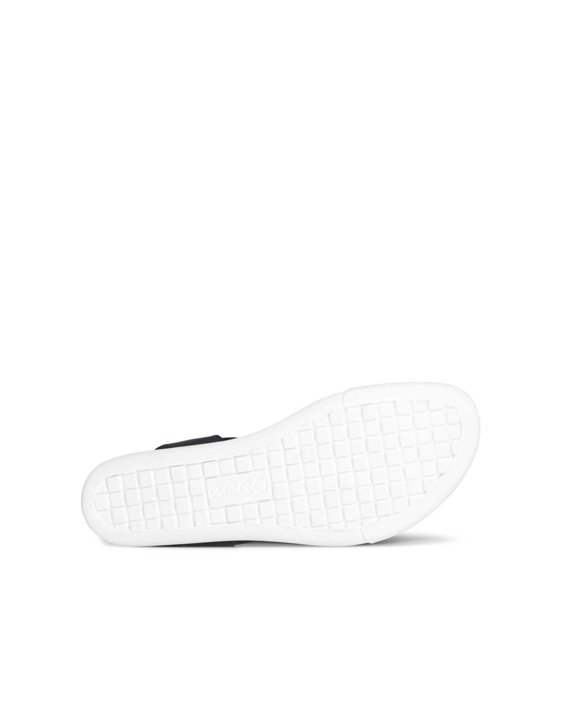 Women's ECCO® Damara Leather Sandal - Black - Sole