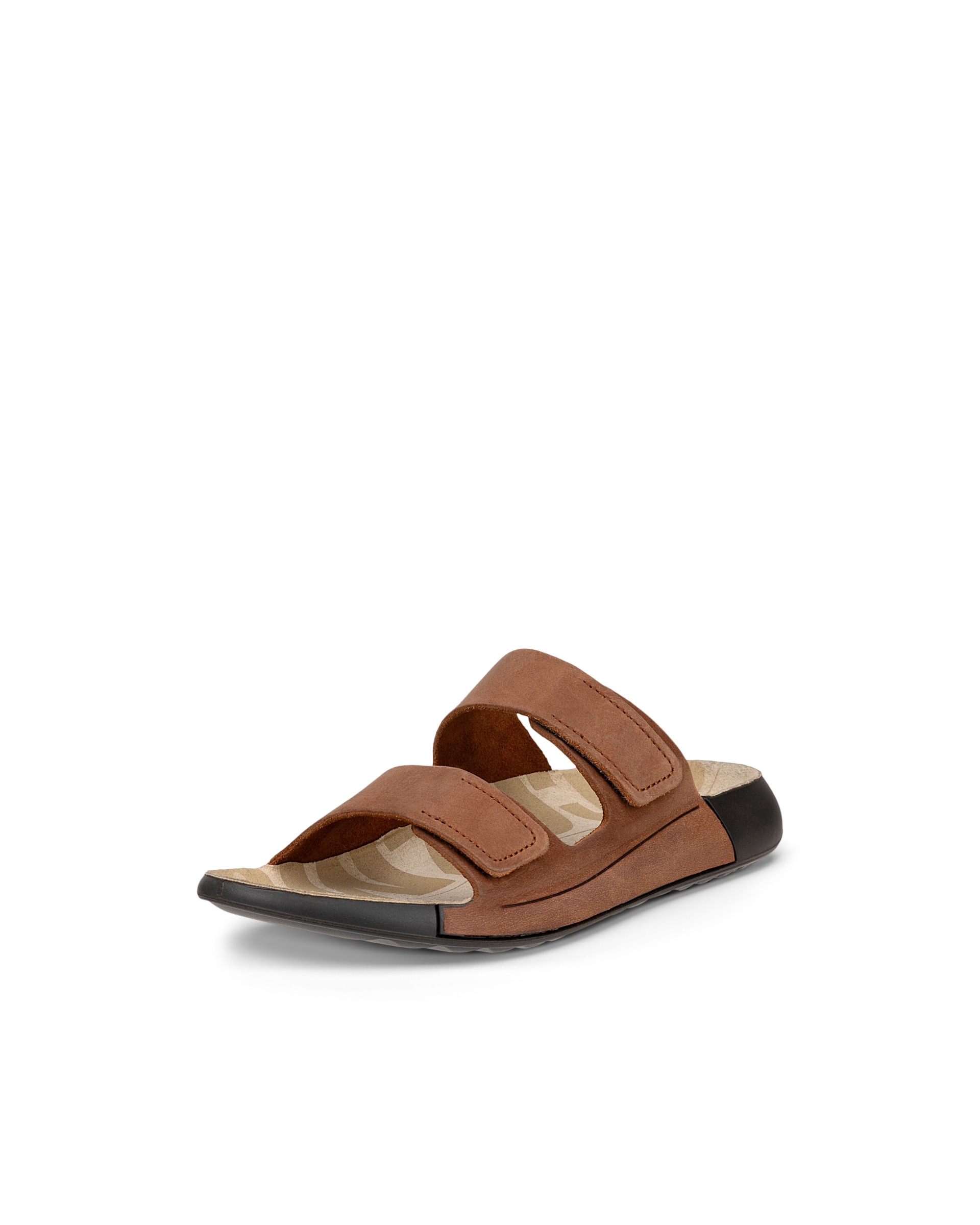 ECCO Cozmo Women's 2-strap Slide Sandal - Brown - Main