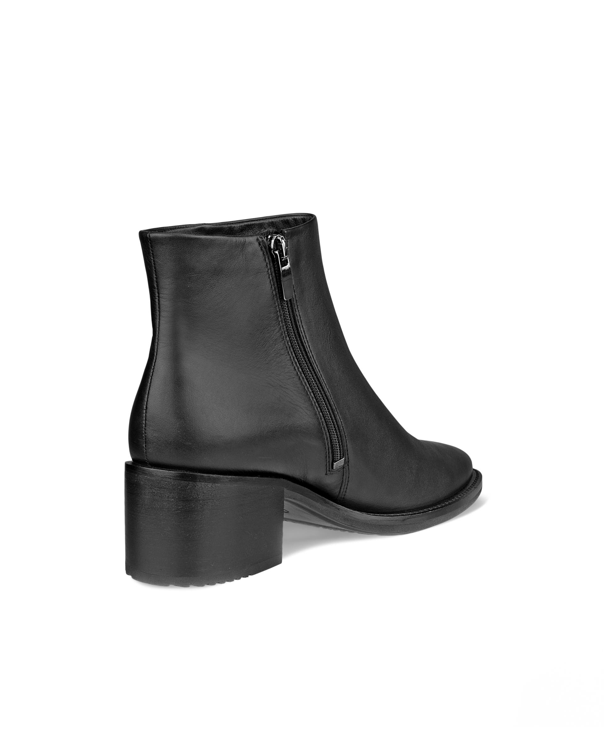 Women's ECCO® Shape 35 Sartorelle Leather Ankle Boot - Black - Back