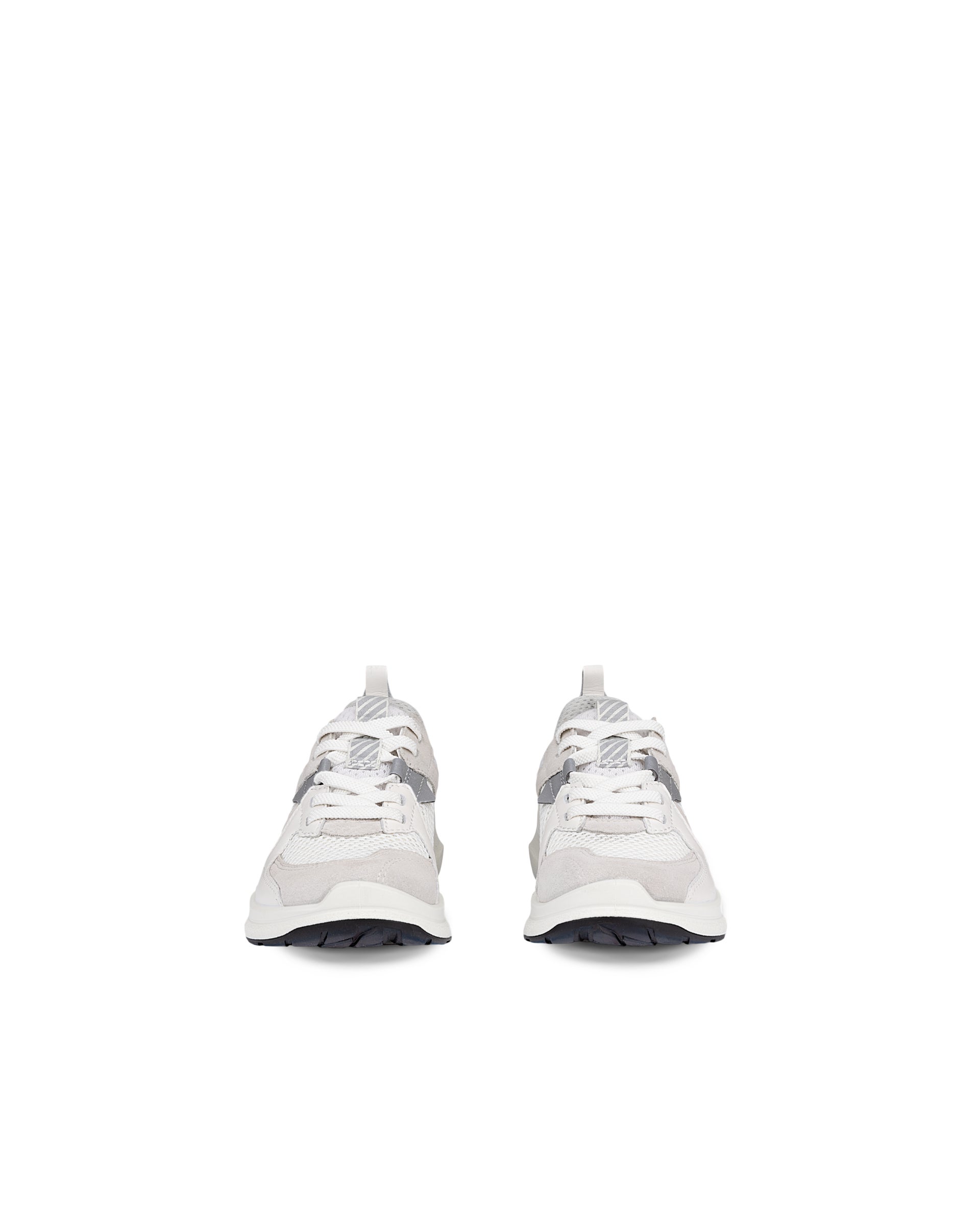 Kids' ECCO® BIOM 2.2 Leather Sneaker - White - Front pair