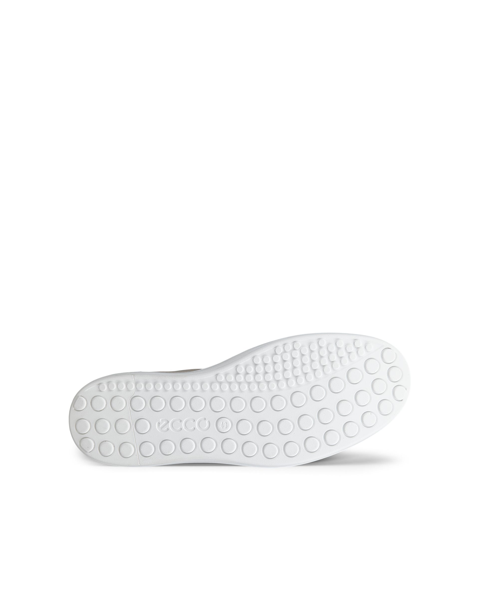 ECCO® SOFT 60 chaussures sans lacet en nubuck pour homme - Gris - Sole