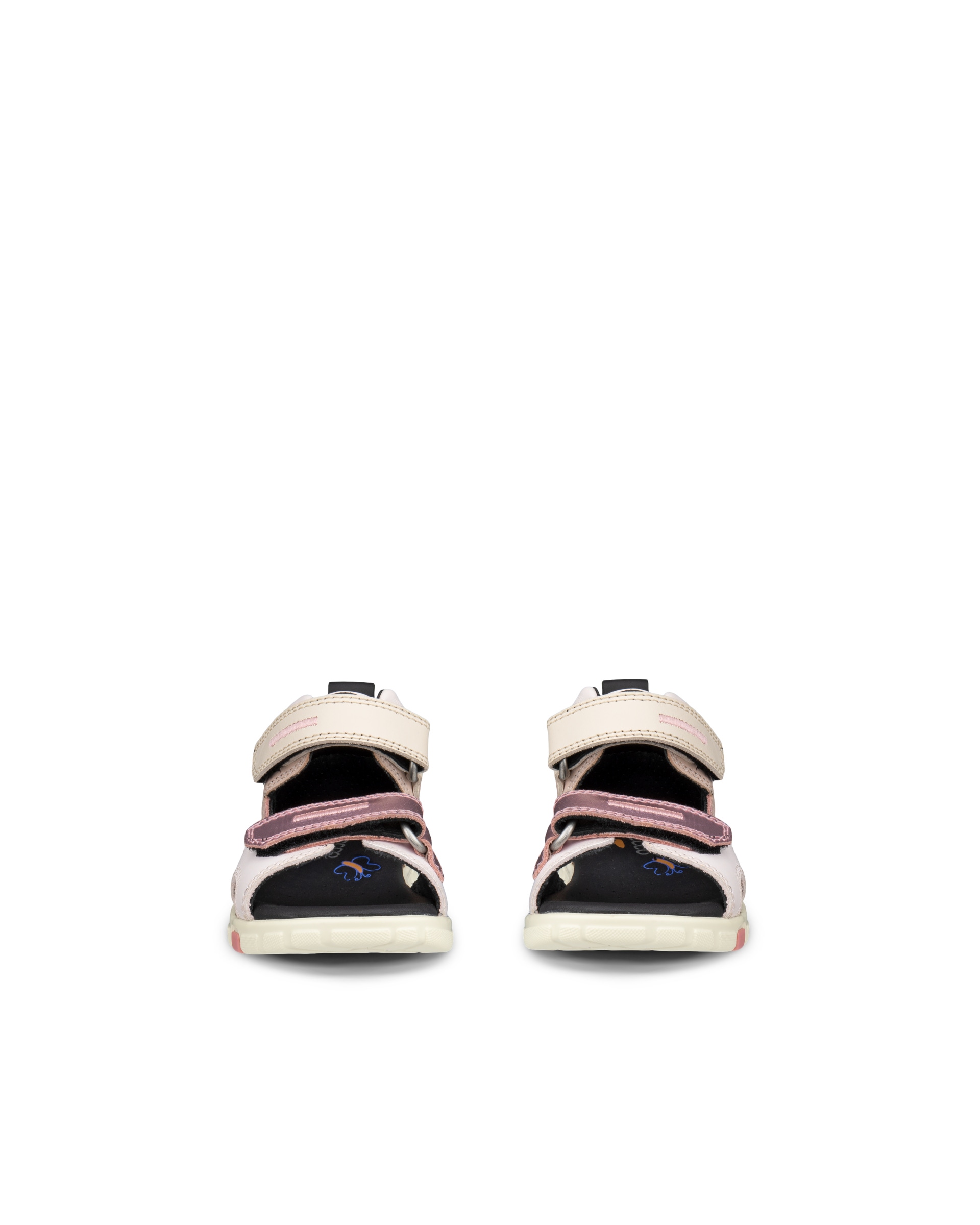 ECCO® Mini Stride nahast sandaal lastele - Roosa - Front pair