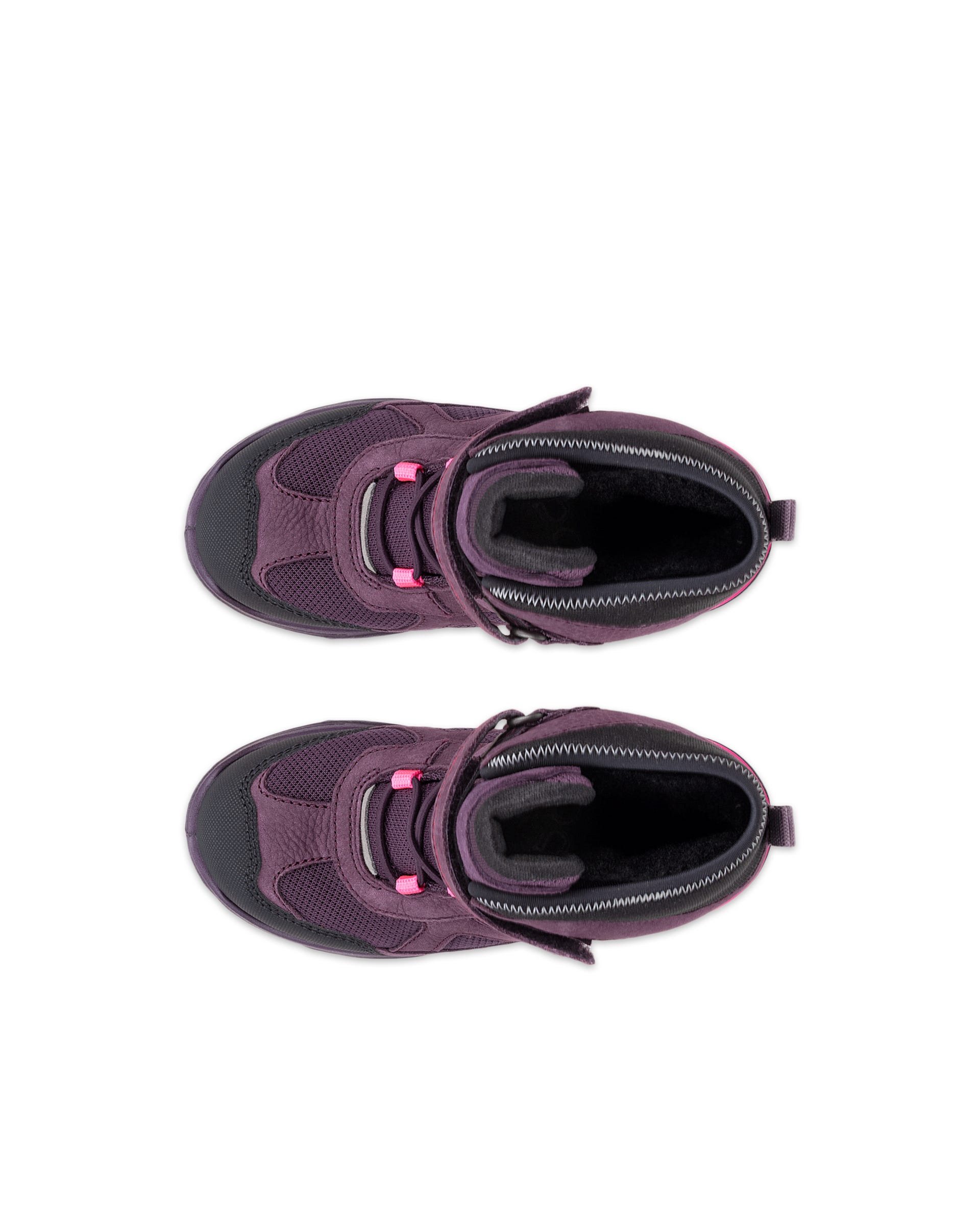 Detské nubukové nepremokavá zimné čižmy Gore-Tex ECCO® SNOW MOUNTAIN - Fialová - Outside