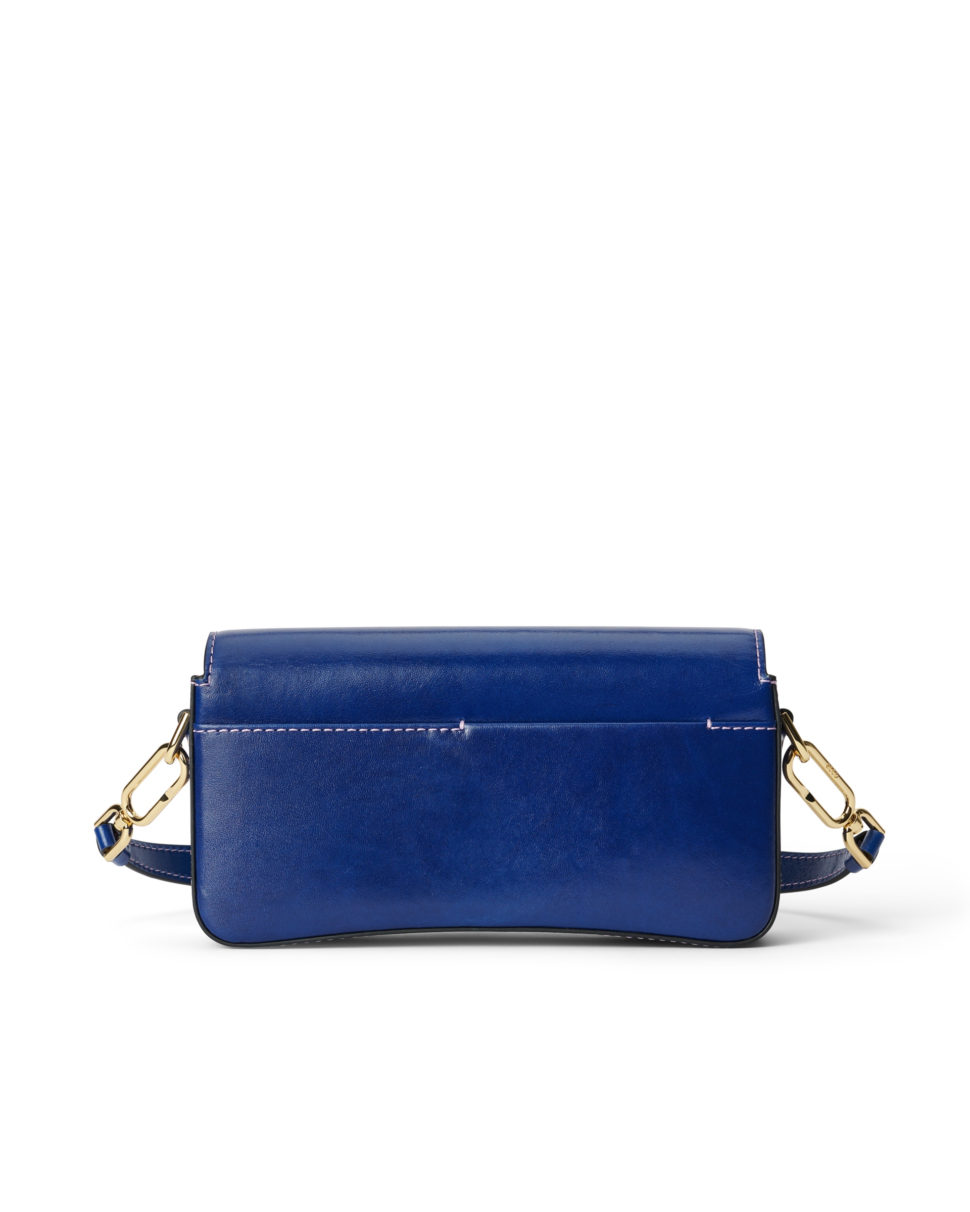 ECCO Pinch Small Virgo レザーショルダーバッグ | ブルー