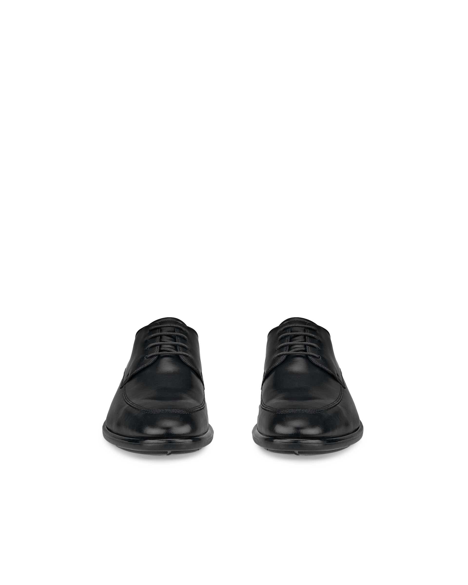 ECCO® Citytray derbies cuir pour homme - Noir - Front pair