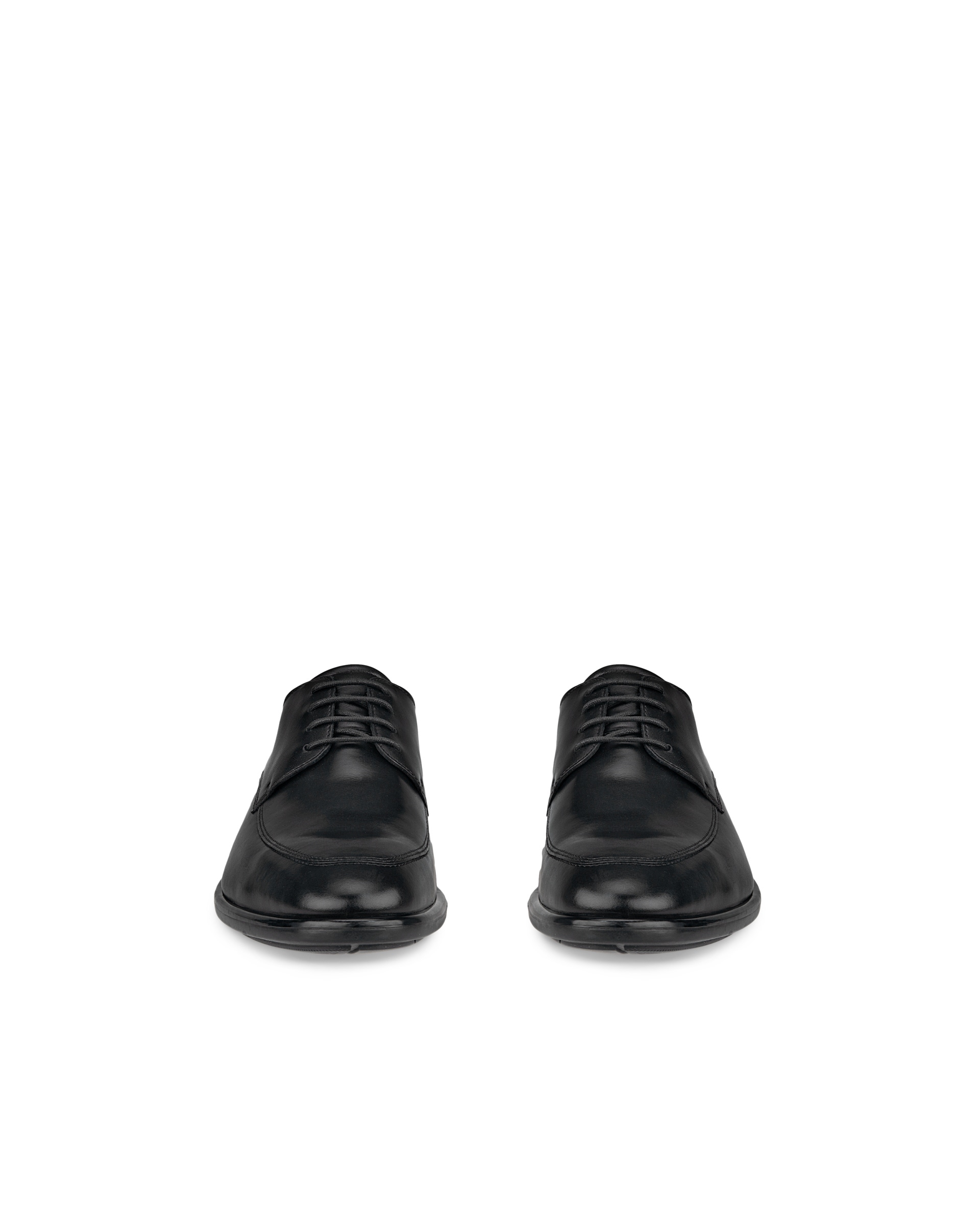ECCO® Citytray derbies cuir pour homme - Noir - Front pair