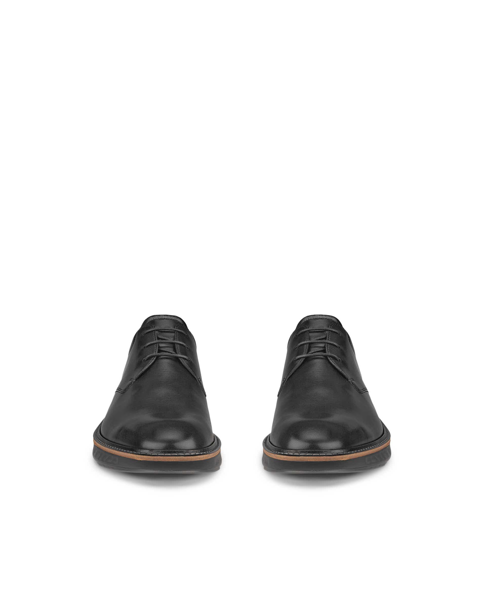 ECCO® ST.1 Hybrid derbies cuir pour homme - Noir - Front pair