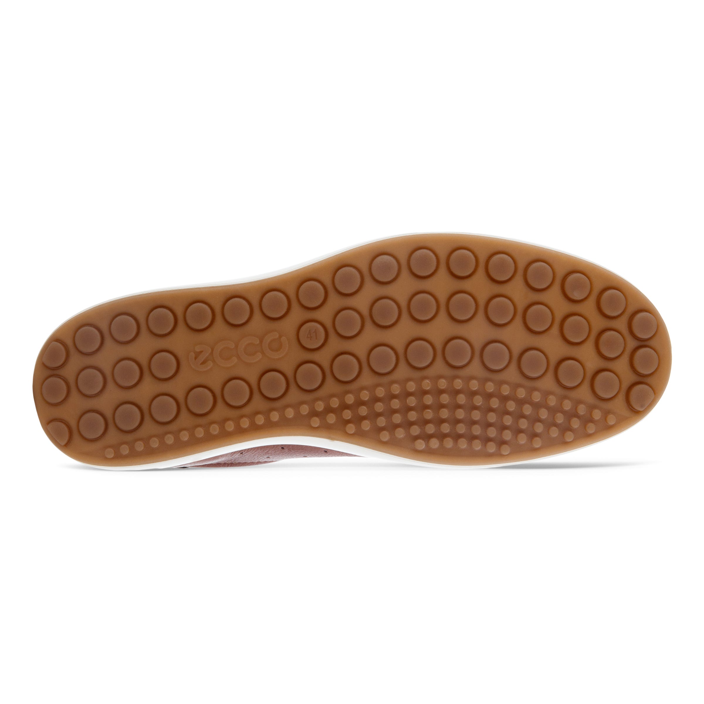 Men's ECCO® Soft 7 Leather Sneaker - Brown - Sole