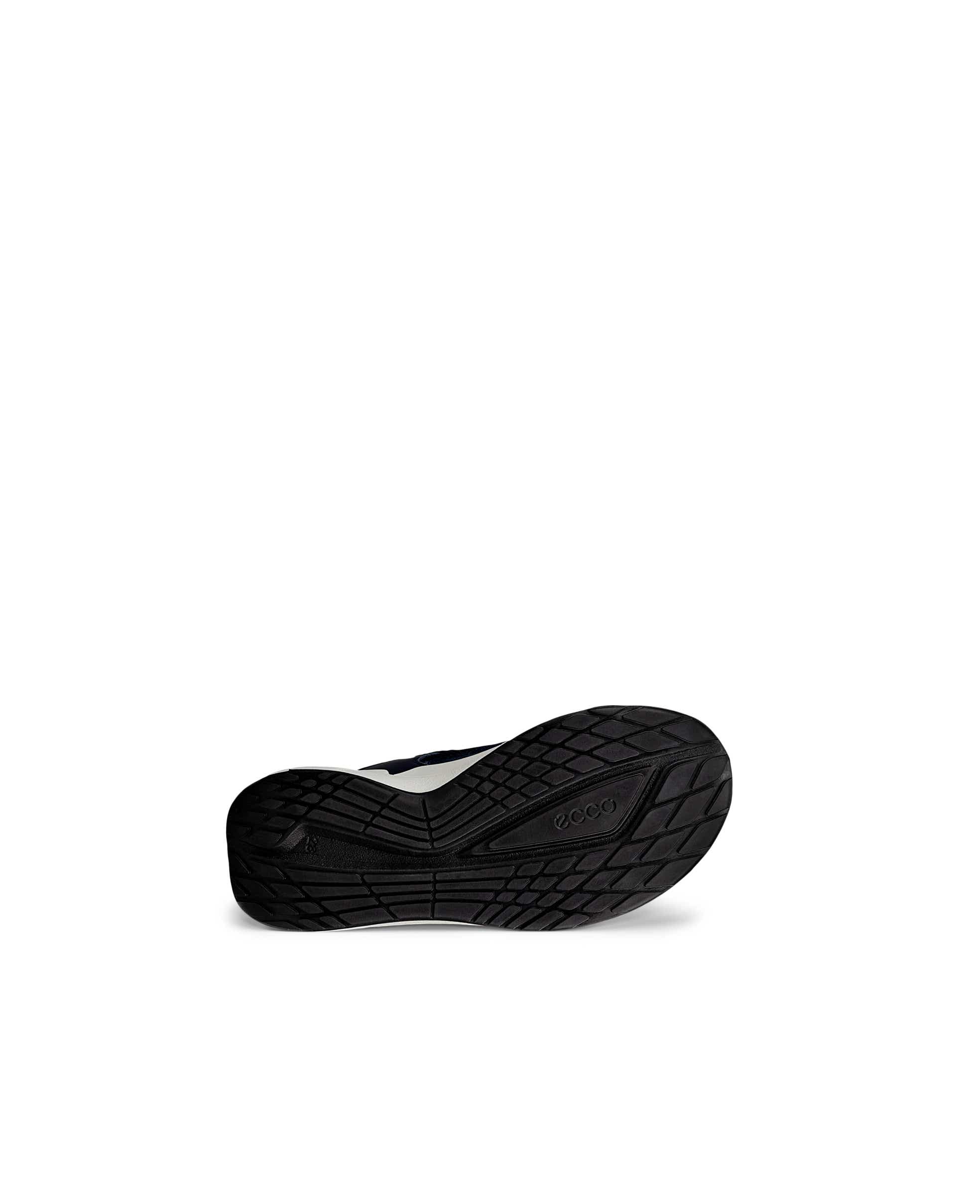 Dziecięce skórzane buty outdoorowe ECCO® BIOM 2.2 - Niebieski - Sole