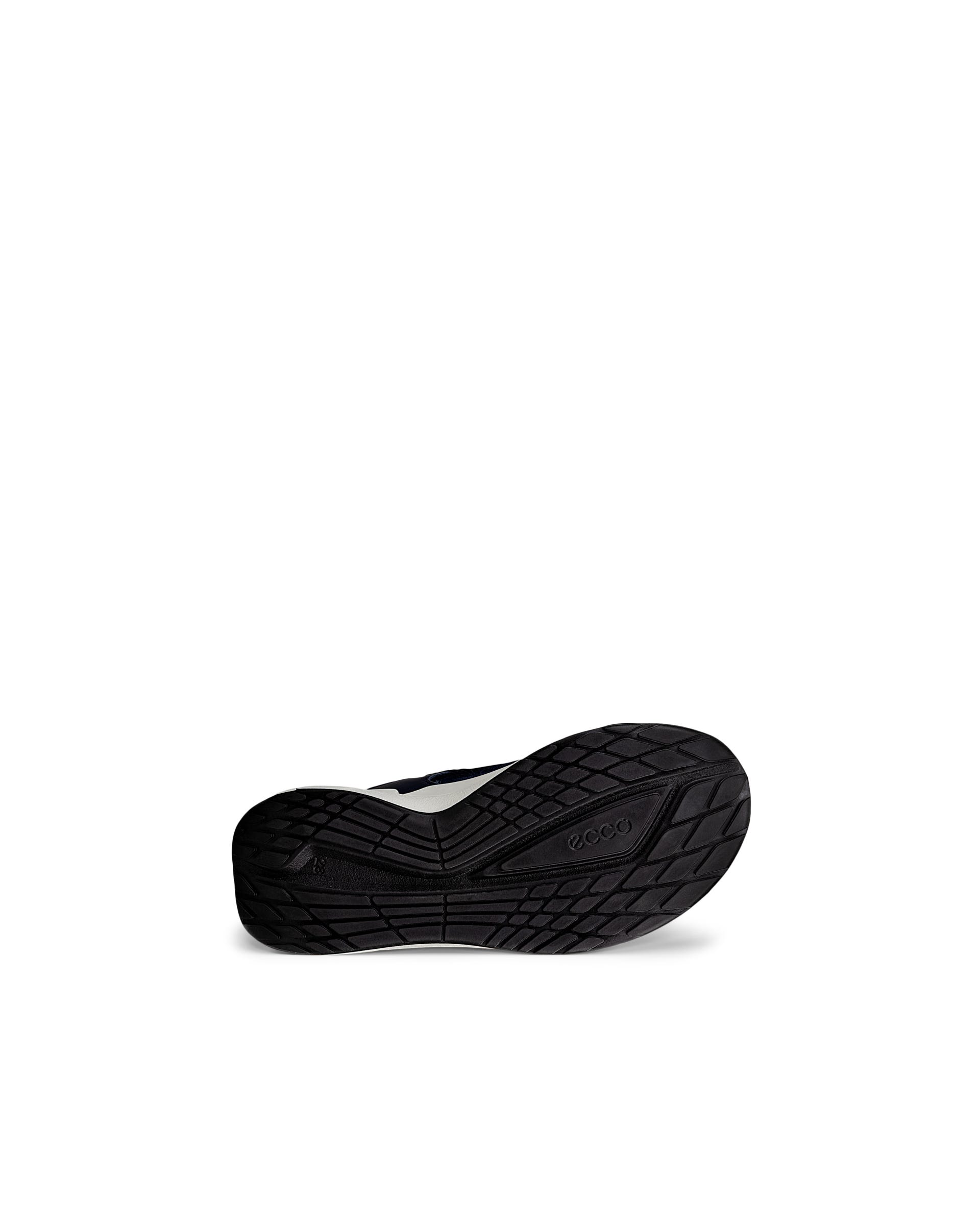 Dziecięce skórzane buty outdoorowe ECCO® BIOM 2.2 - Niebieski - Sole