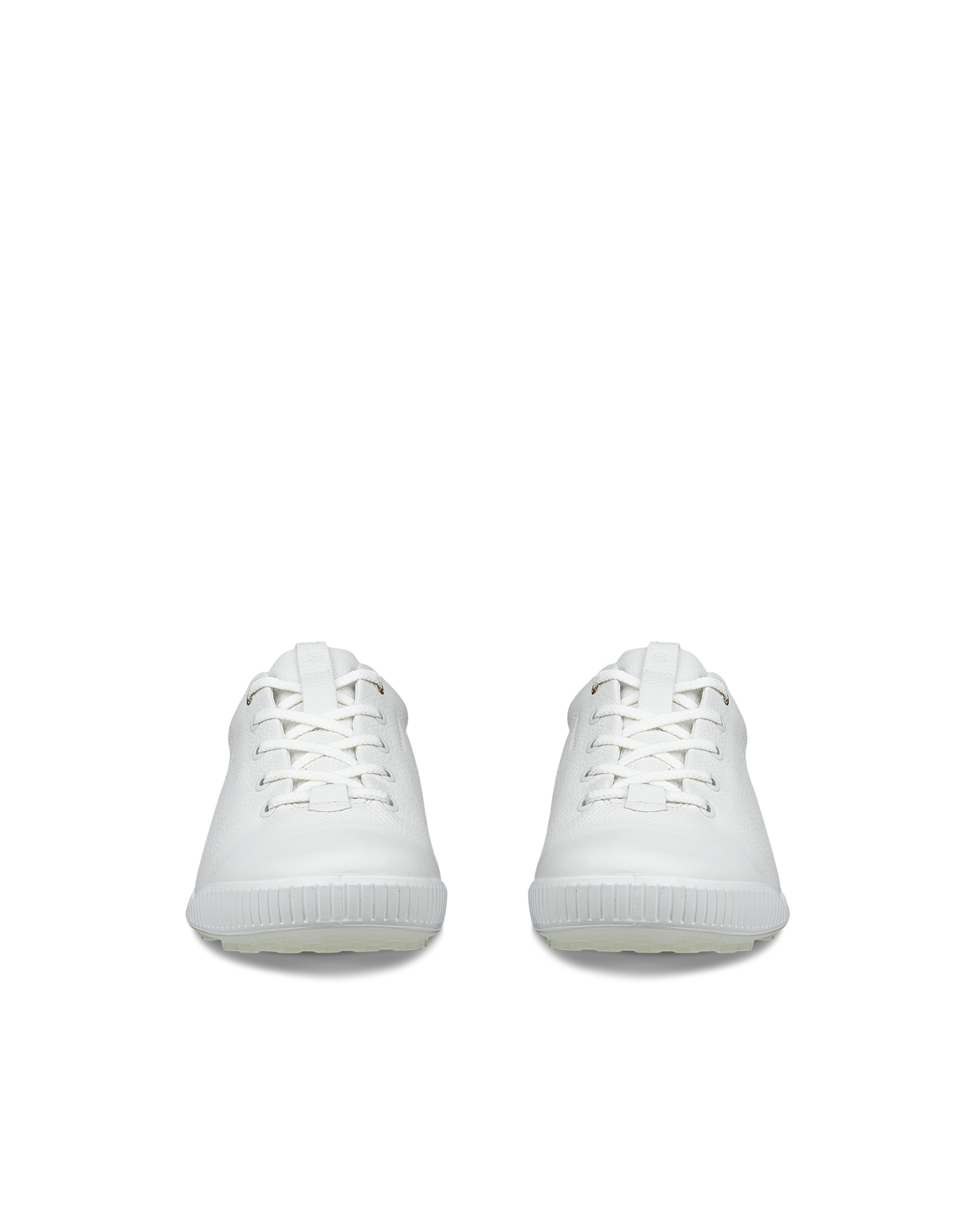ECCO Golf Street Retro Hybrid メンズ レザーウォータープルーフゴルフシューズ - ホワイト - Front pair