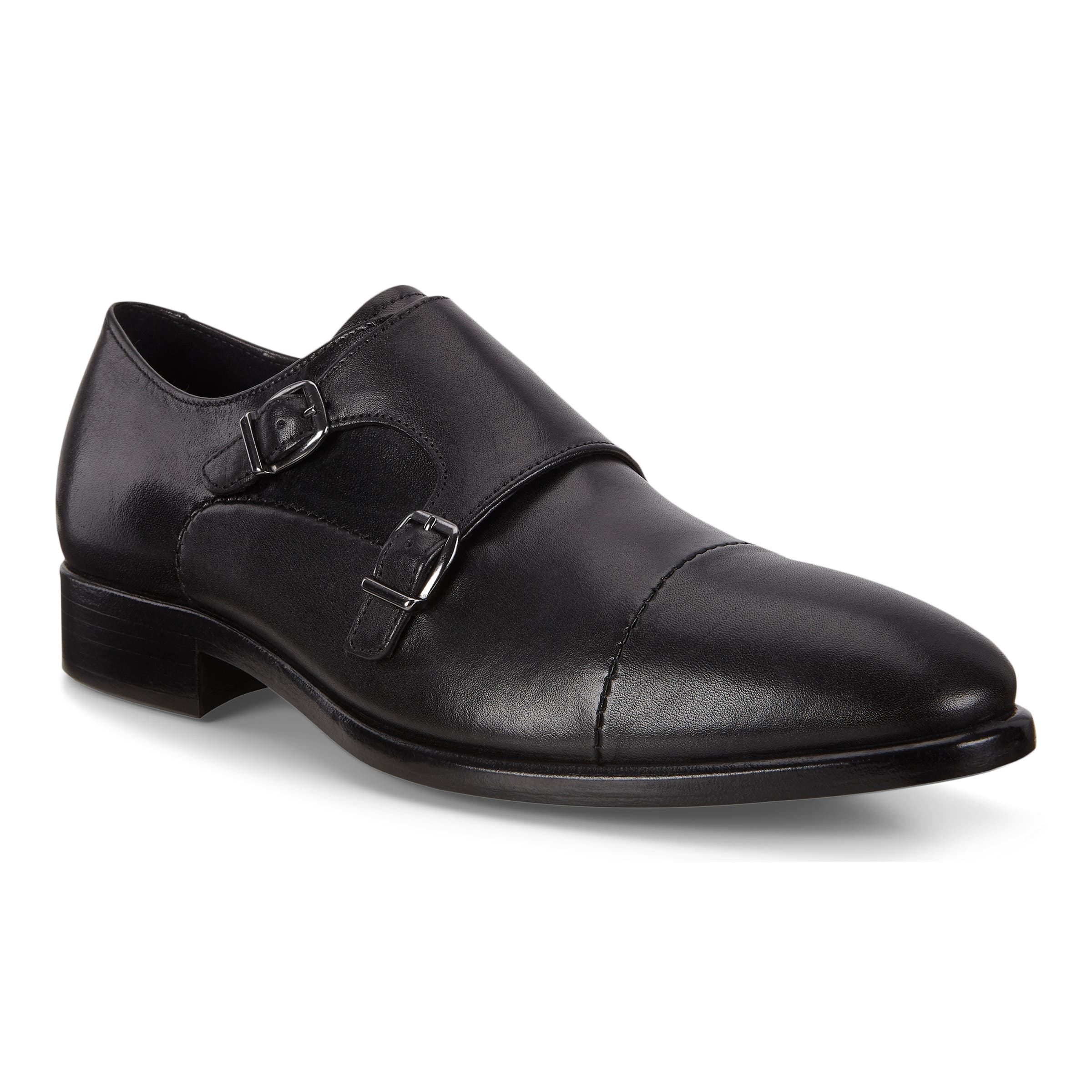 Men's ECCO® Vitrus Mondial Leather Derby Shoe - Black - Main