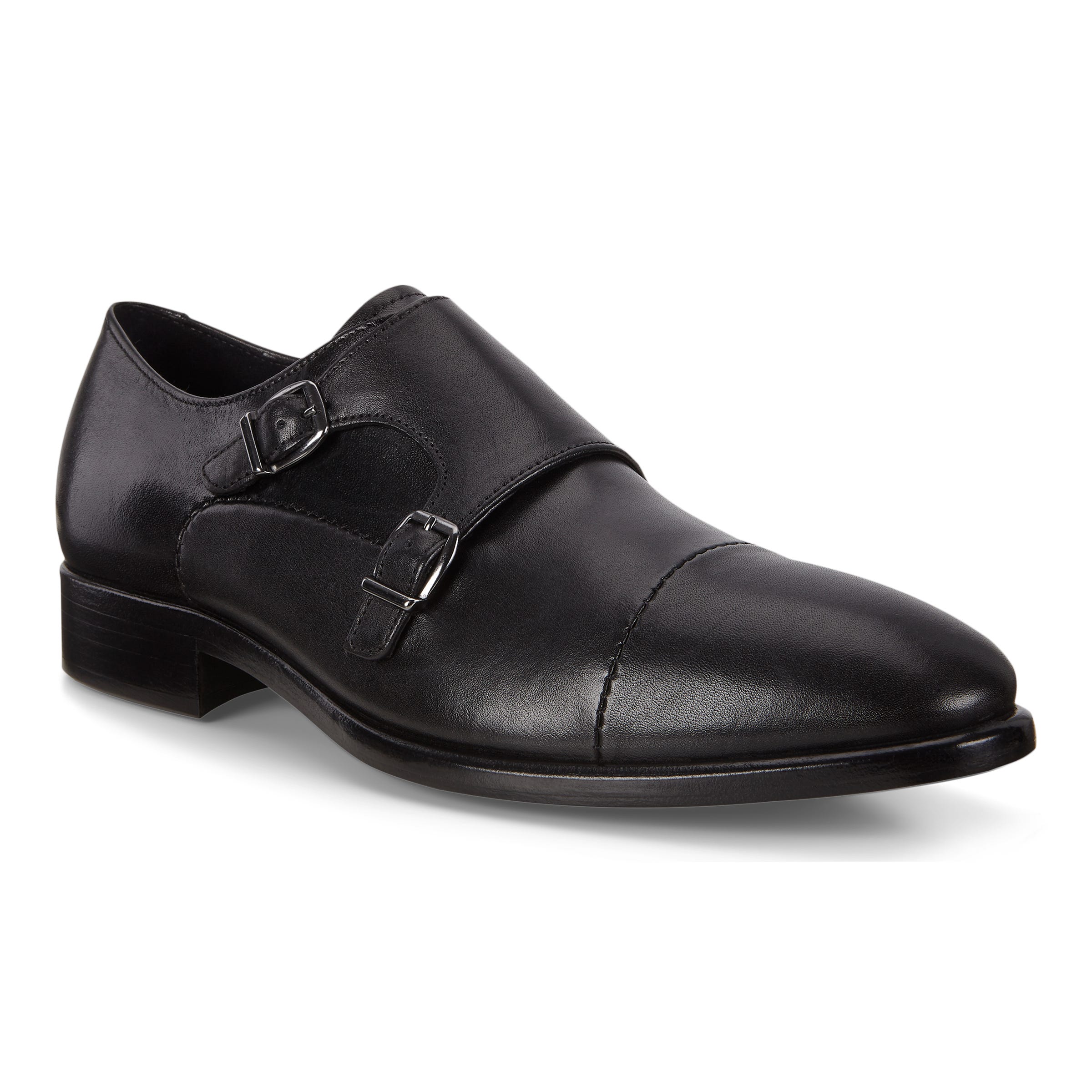 Men's ECCO® Vitrus Mondial Leather Derby Shoe - Black - Main