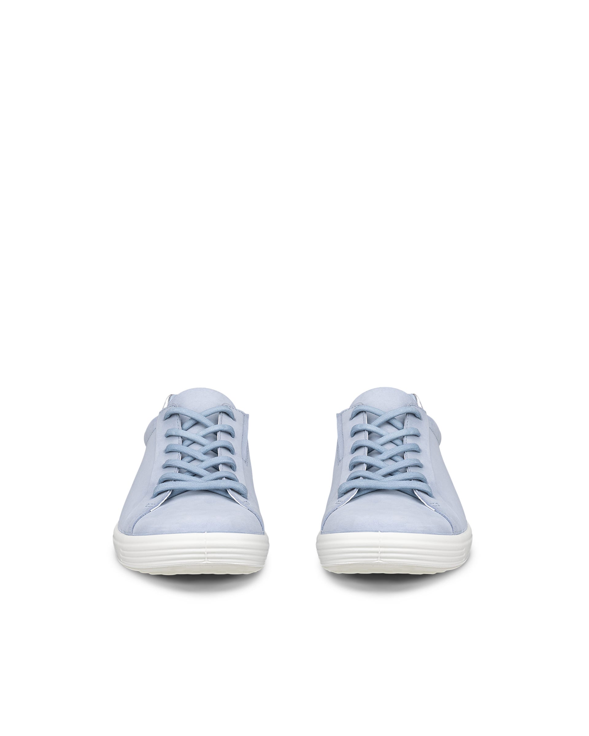 Dámska nubuková šnurovacia obuv ECCO® SOFT 7 - Modrá - Front pair