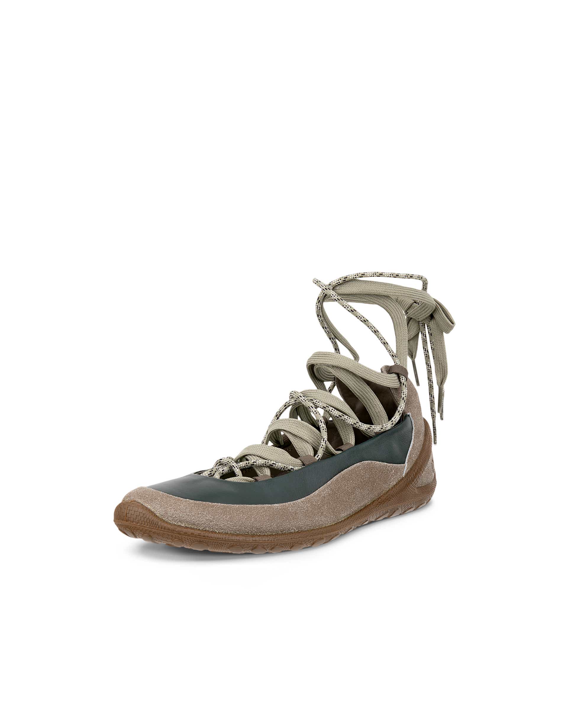 ECCO® BIOM Lite Dames leren sneaker - Groen - Main