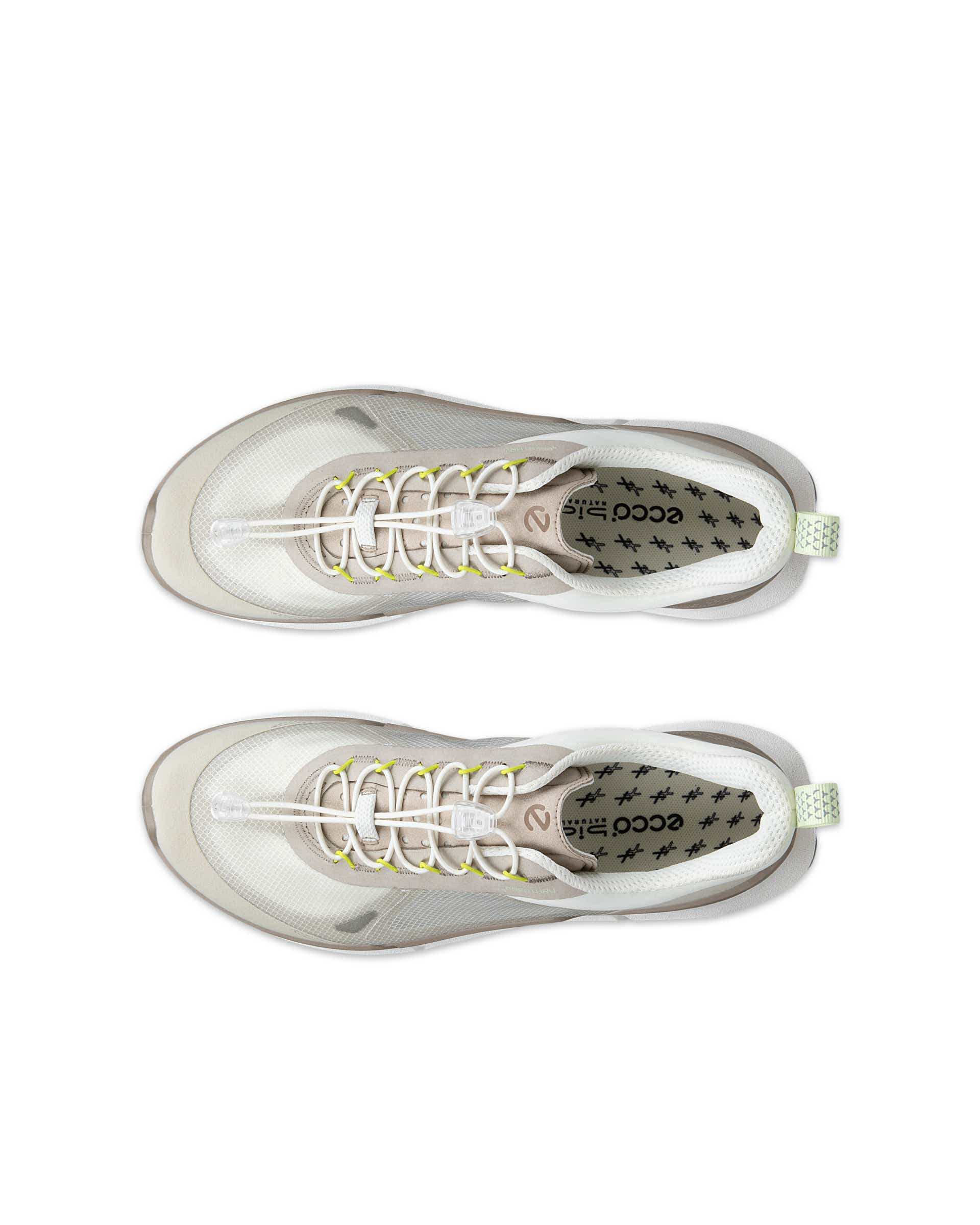 ECCO® BIOM 2.2 dames sneaker van textiel - Beige - Top left pair
