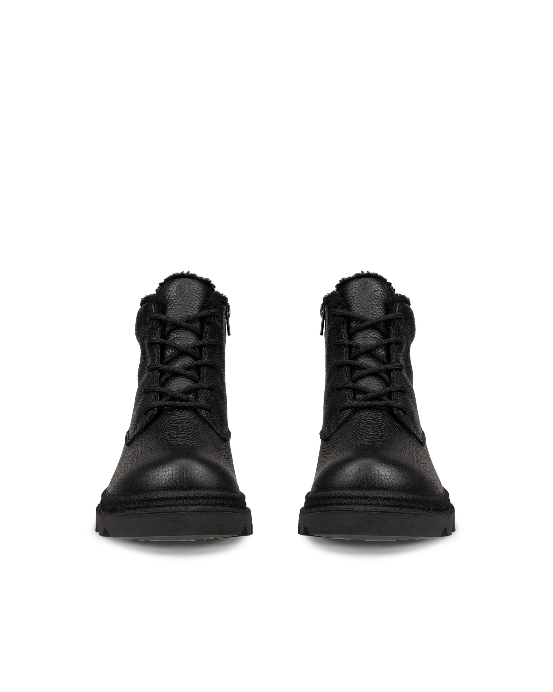 ECCO® GRAINER Damen Wasserdichte Schnürstiefel aus Leder - Schwarz - Outside