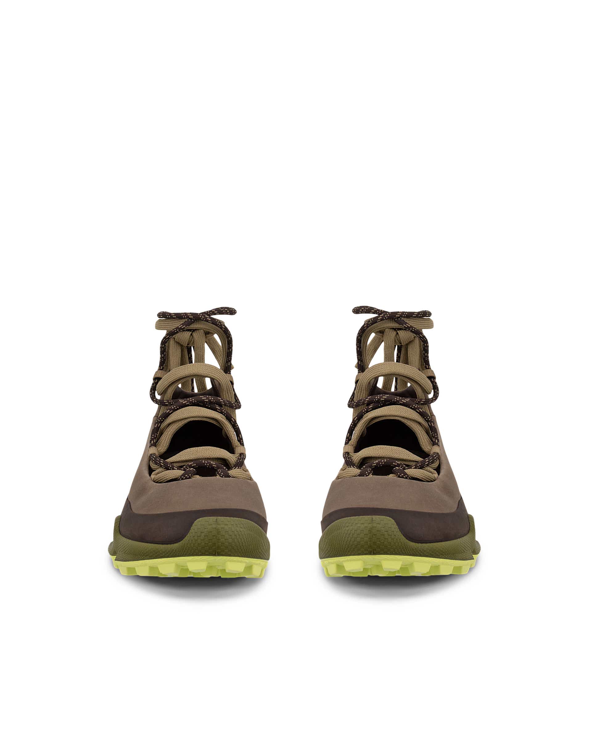 ECCO® BIOM C-Trail baskets de plein air en nubuck pour femme - Brun - Front pair