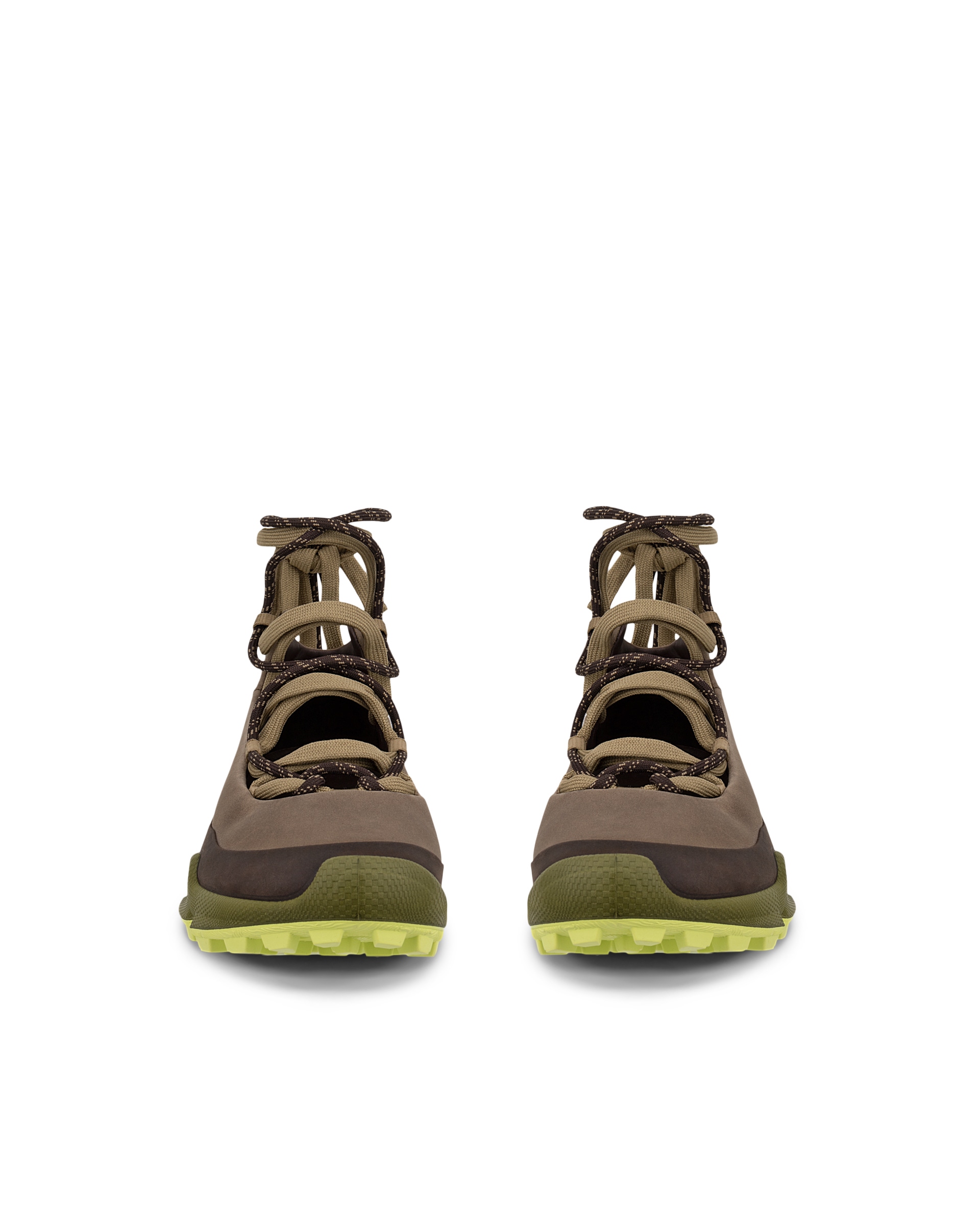 ECCO® BIOM C-Trail baskets de plein air en nubuck pour femme - Brun - Front pair