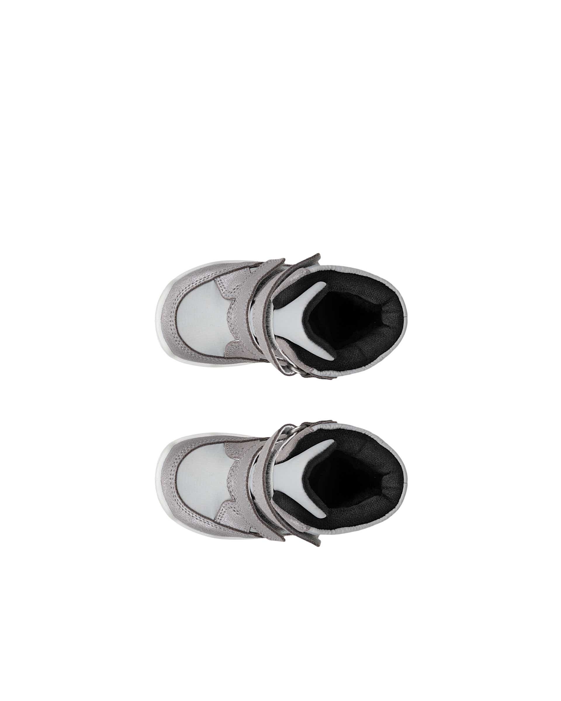 ECCO® URBAN MINI gyerek Gore-Tex közepesen magasszárú velúr csizma - Metálszínek - Top left pair