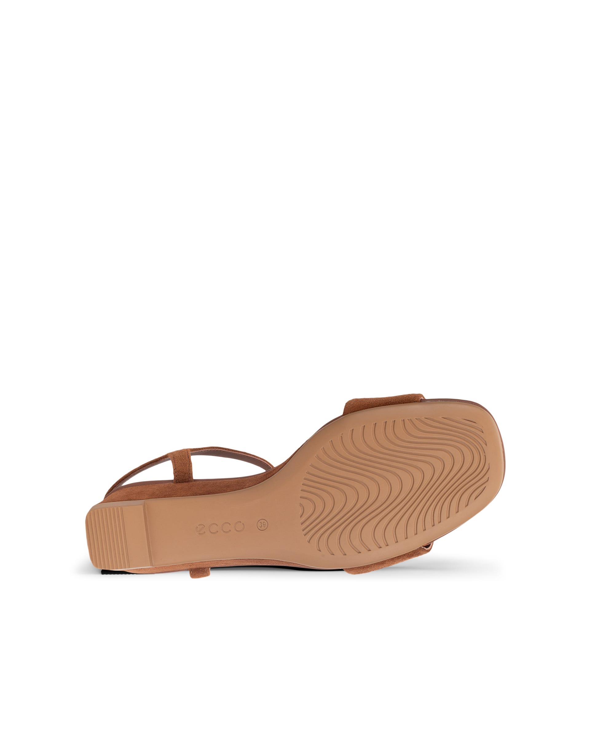 ECCO ASTRID WEDGE WOMEN'S 1-STRAP SANDAL - Brown - Sole